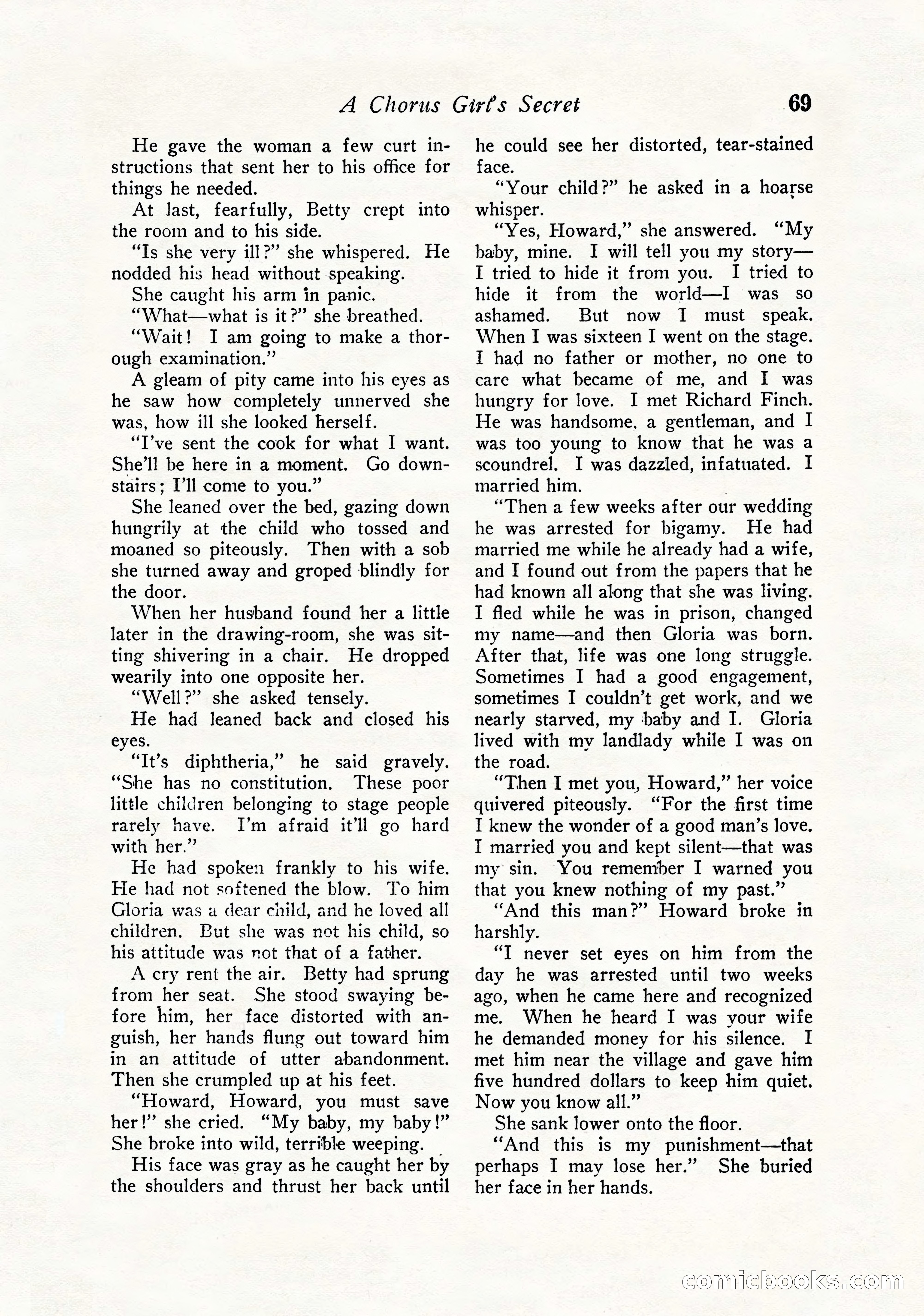 Love Story Magazine, September 12, 1925 — page 71 of 148