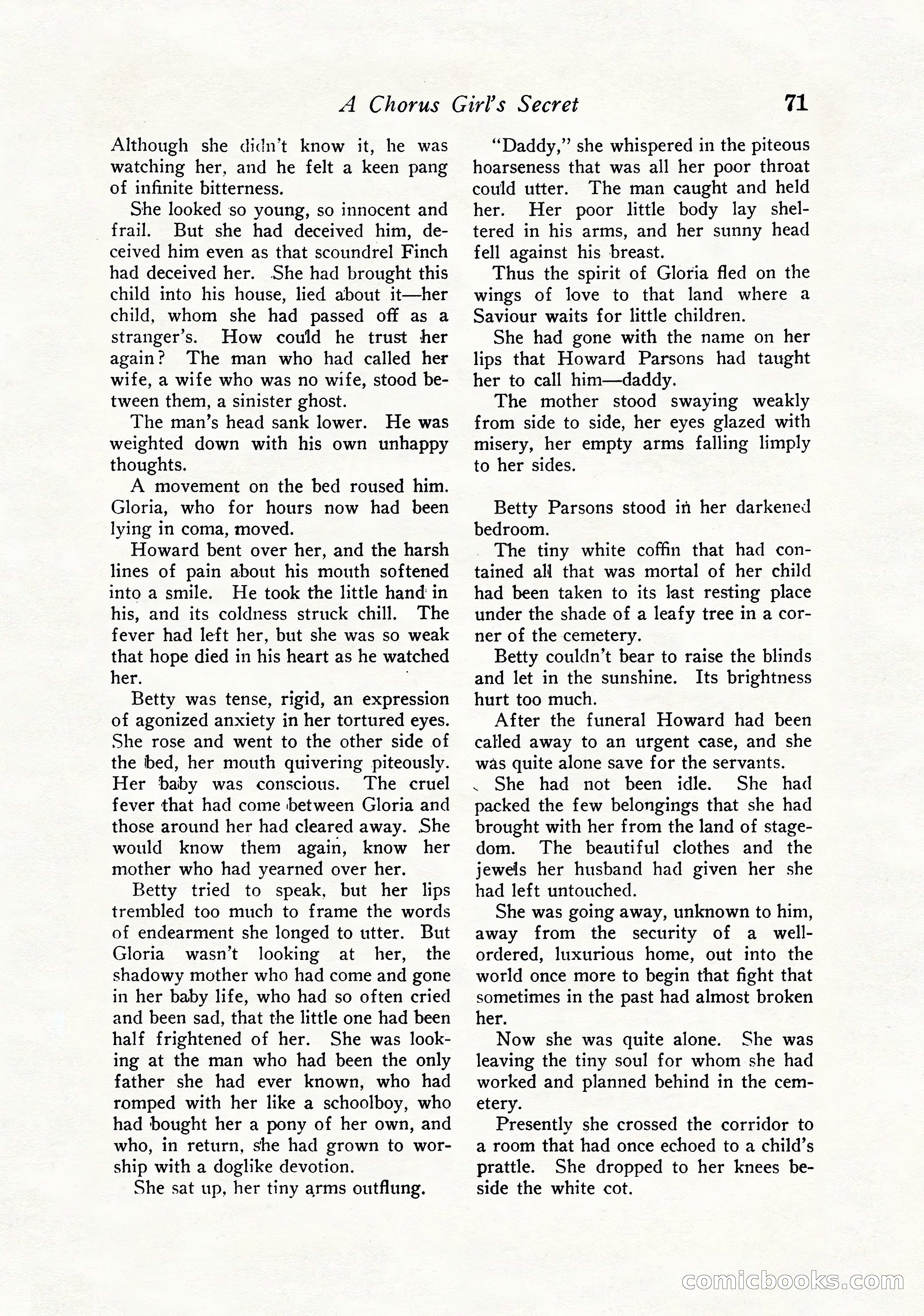 Love Story Magazine, September 12, 1925 — page 73 of 148