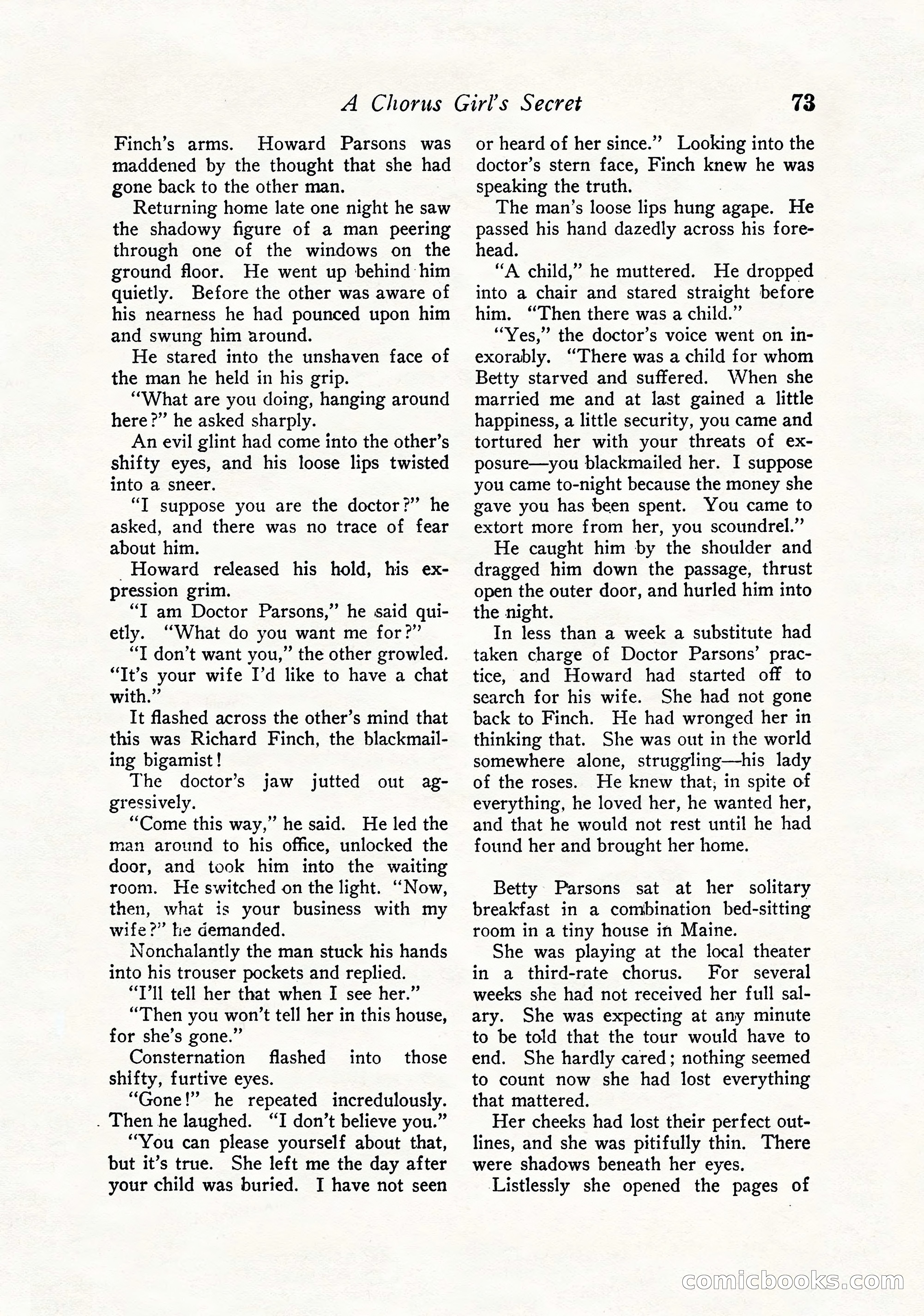 Love Story Magazine, September 12, 1925 — page 75 of 148