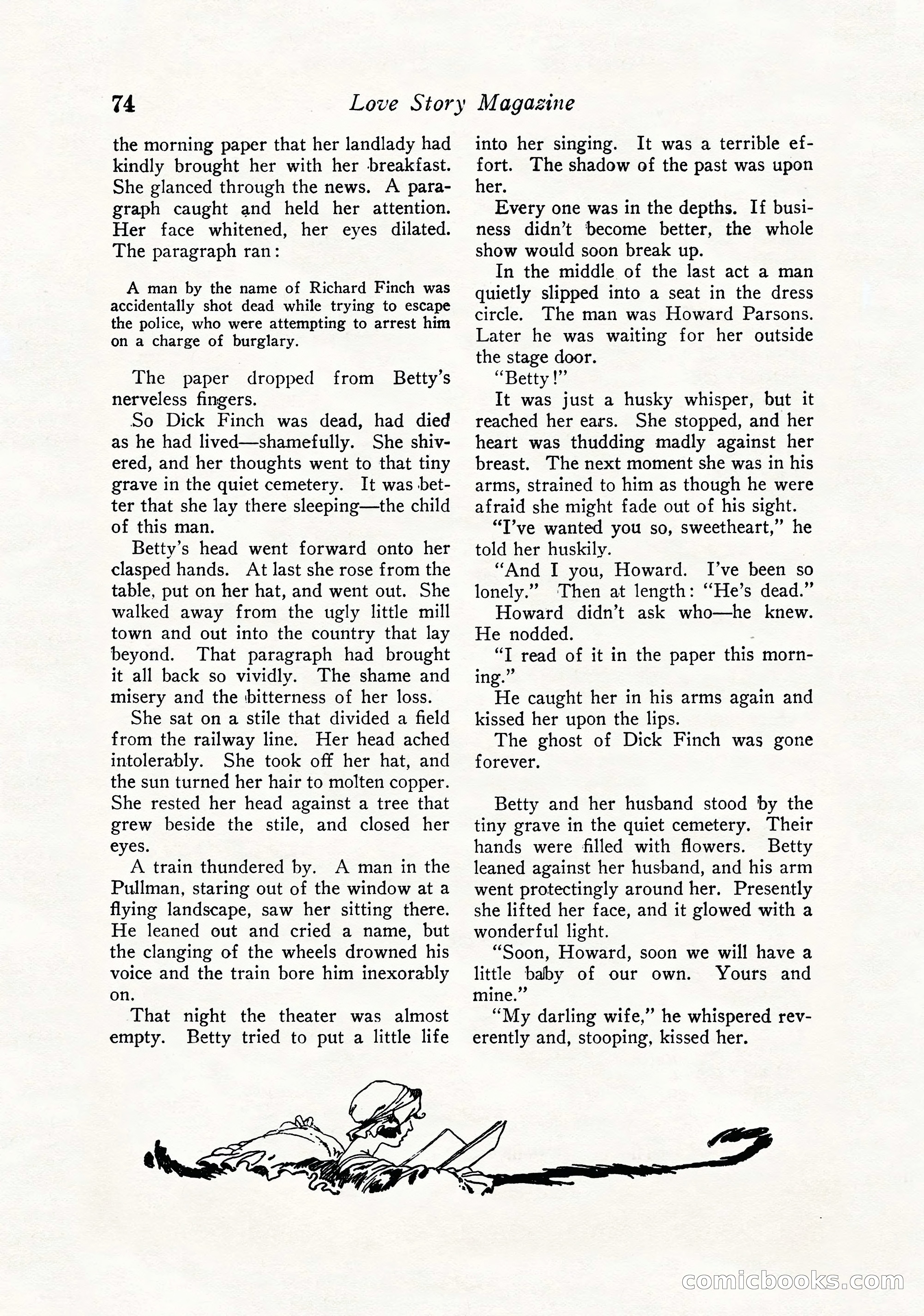 Love Story Magazine, September 12, 1925 — page 76 of 148