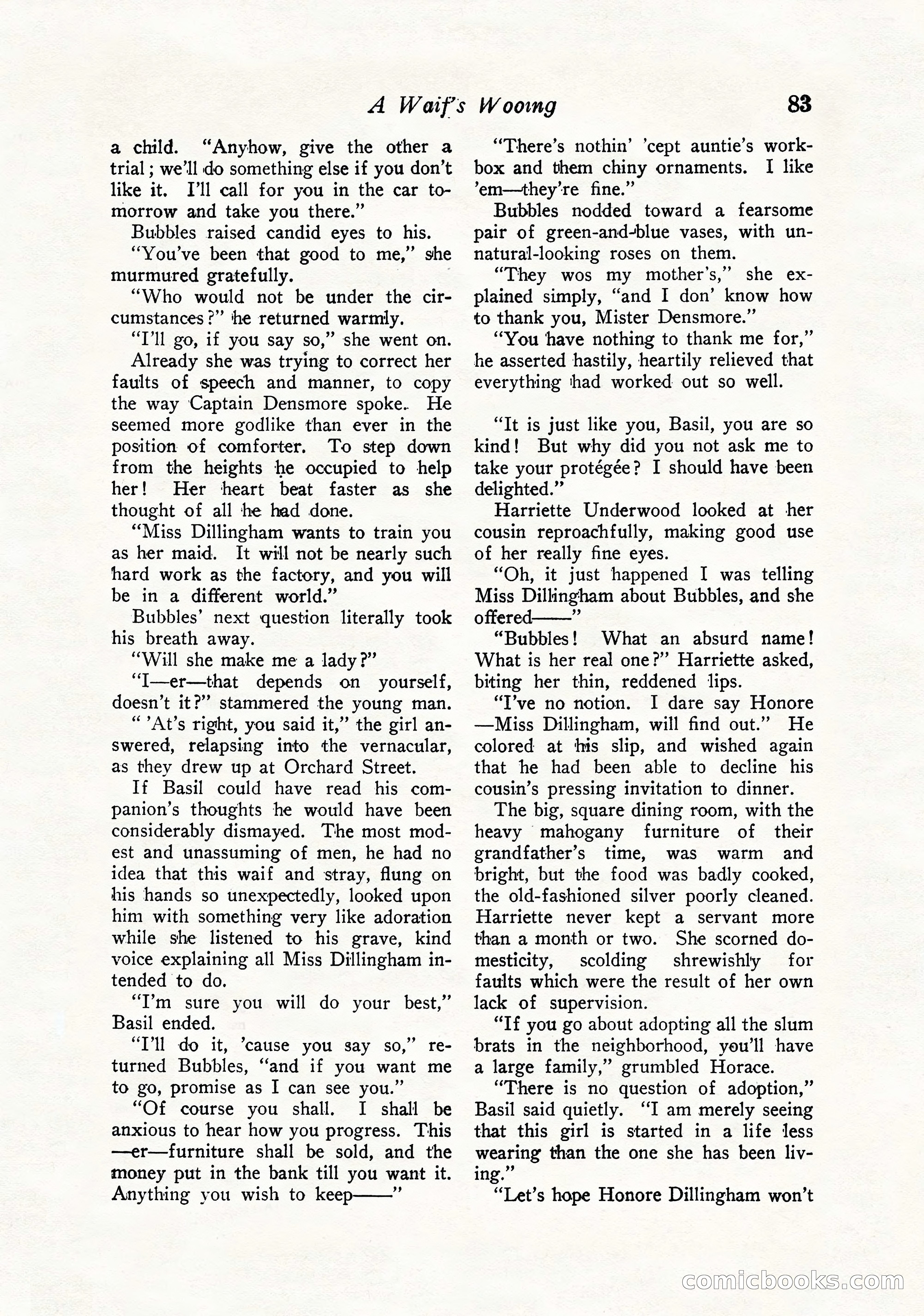 Love Story Magazine, September 12, 1925 — page 85 of 148