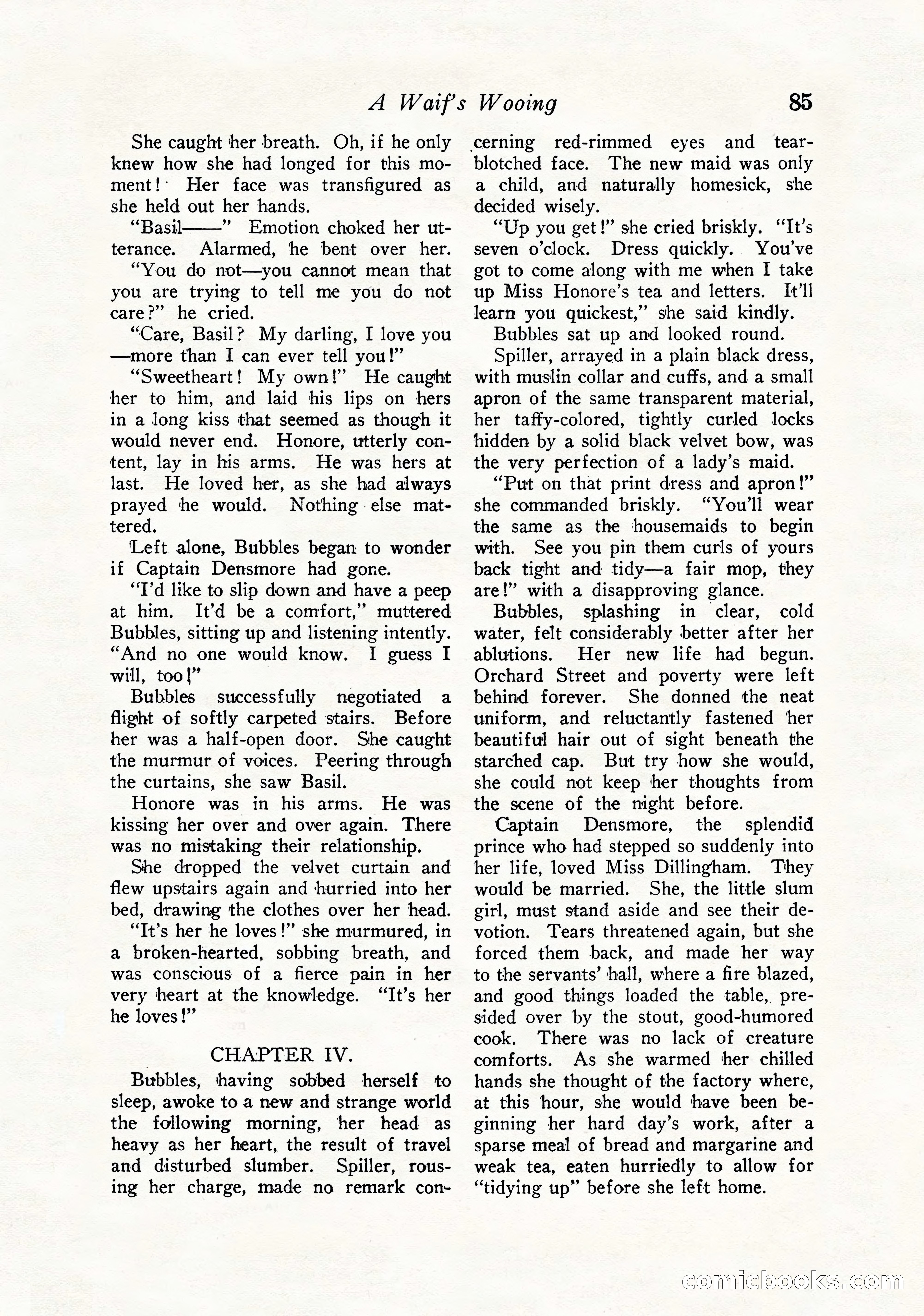 Love Story Magazine, September 12, 1925 — page 87 of 148
