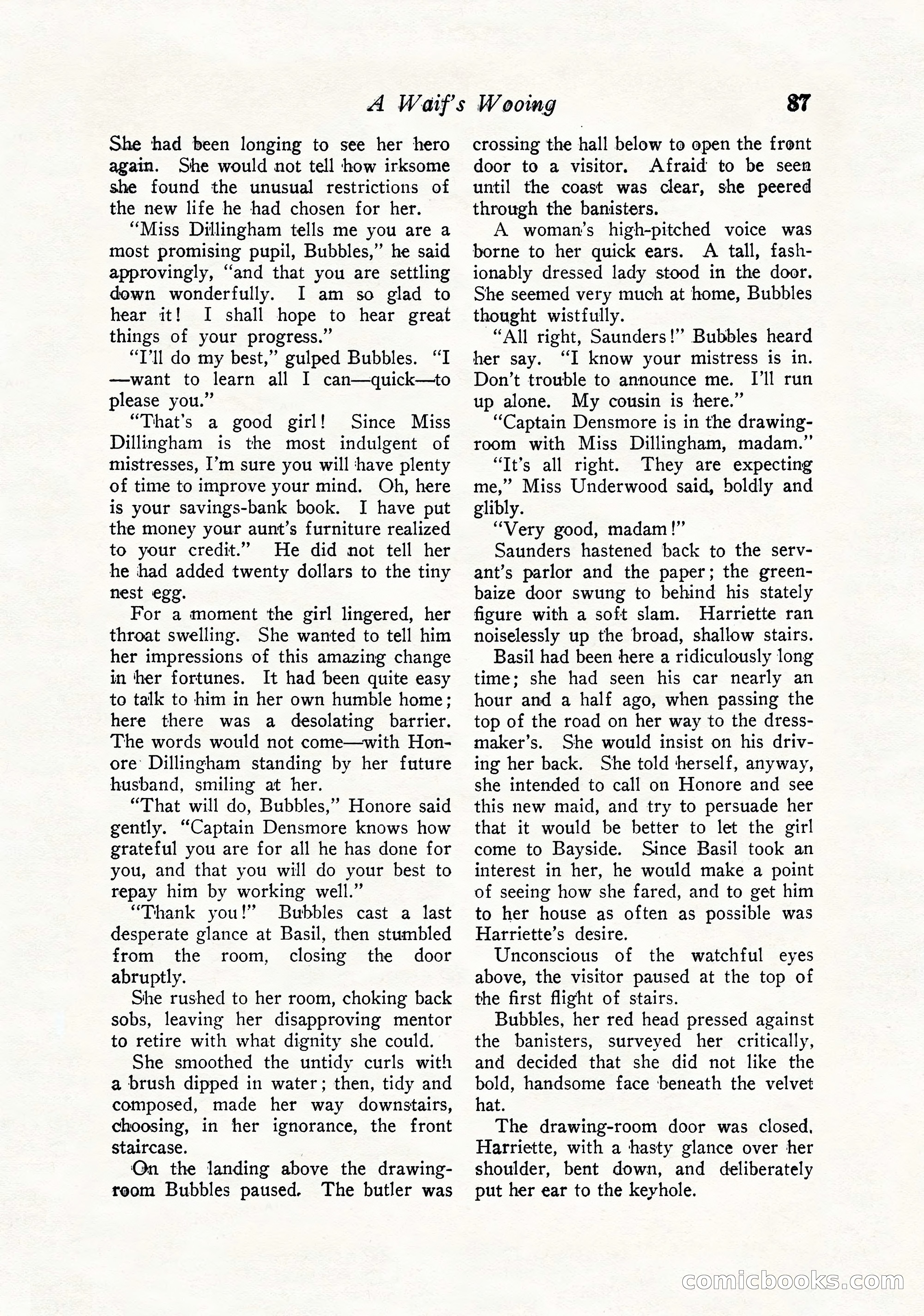Love Story Magazine, September 12, 1925 — page 89 of 148