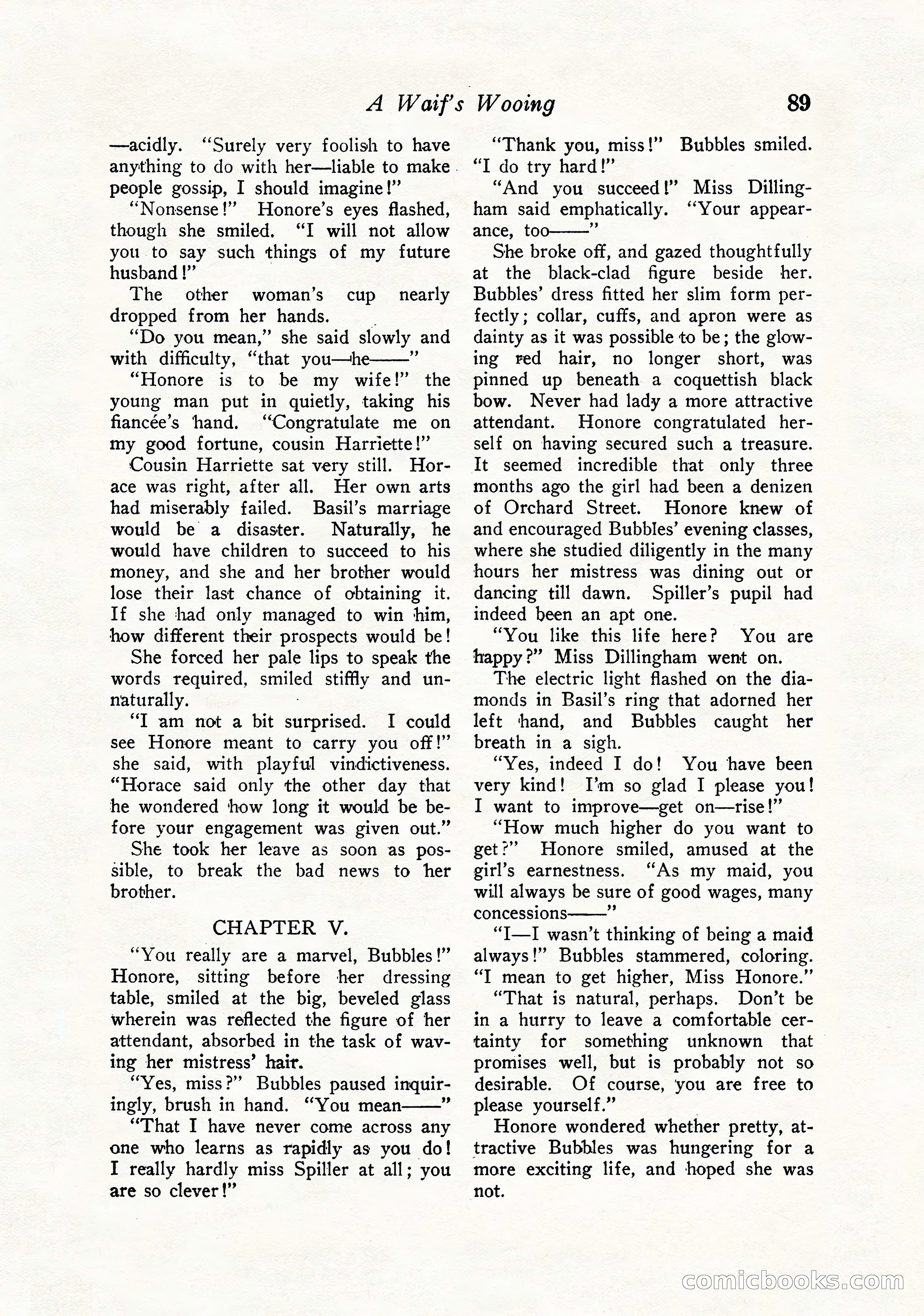 Love Story Magazine, September 12, 1925 — page 91 of 148