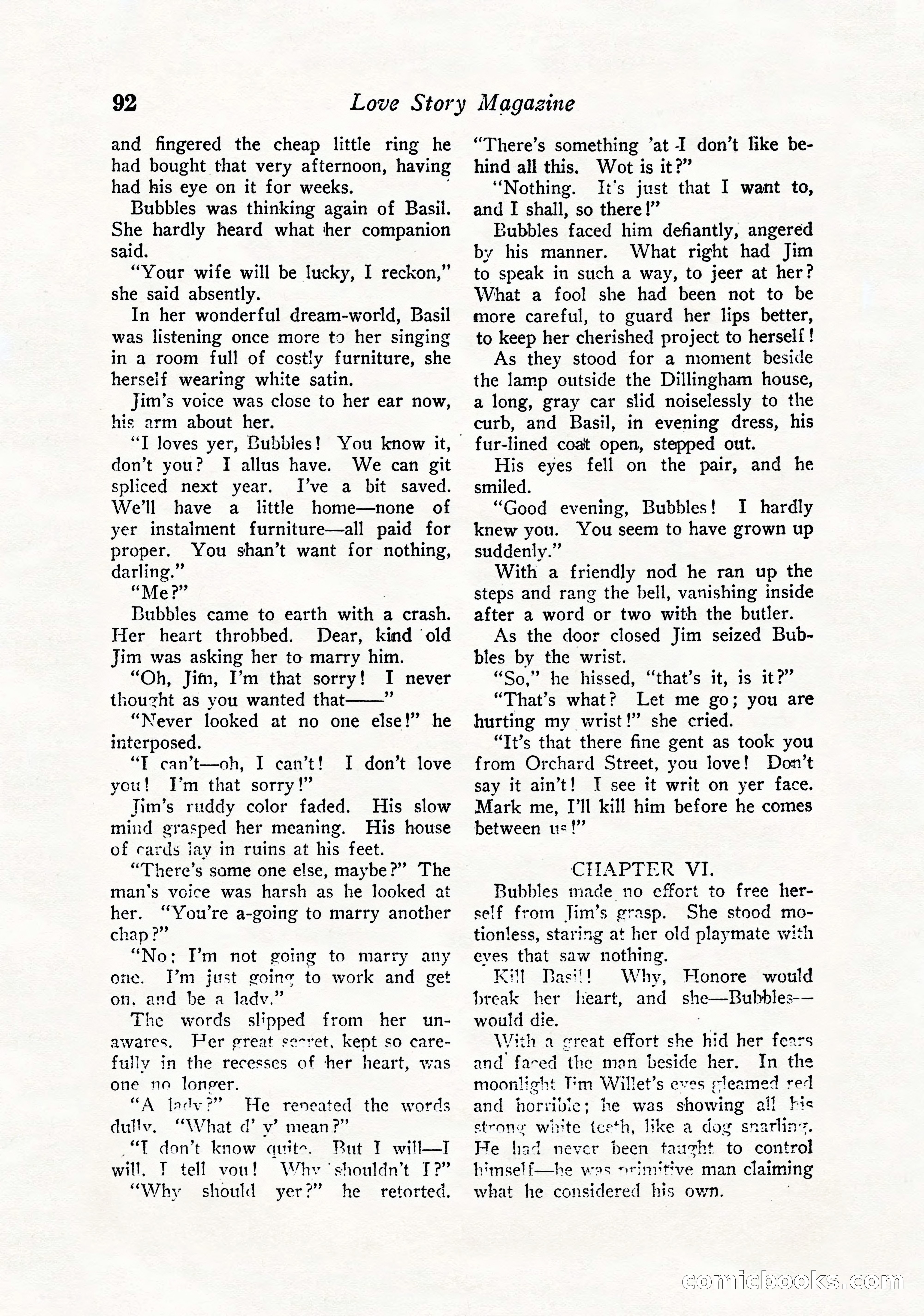 Love Story Magazine, September 12, 1925 — page 94 of 148