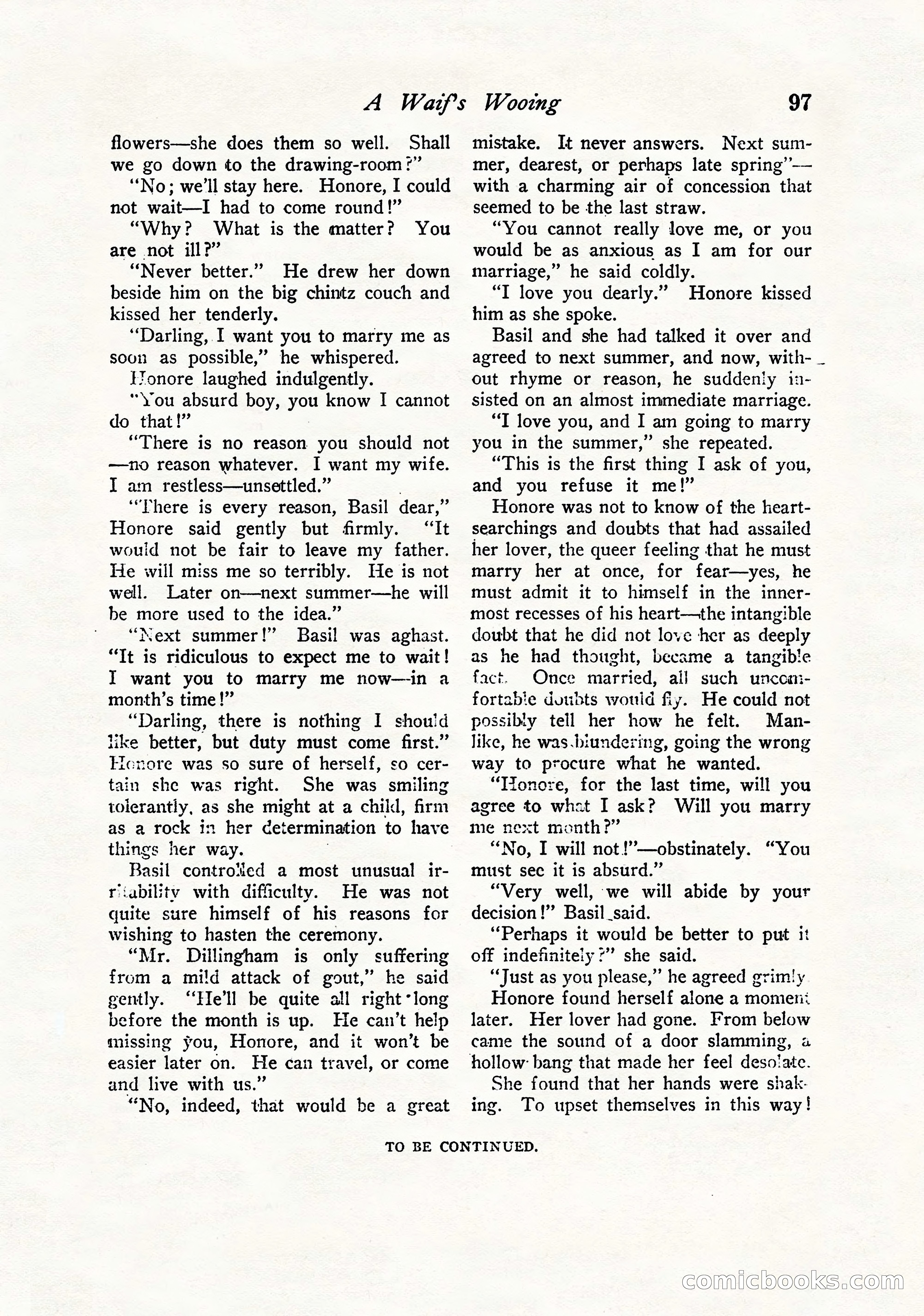 Love Story Magazine, September 12, 1925 — page 99 of 148
