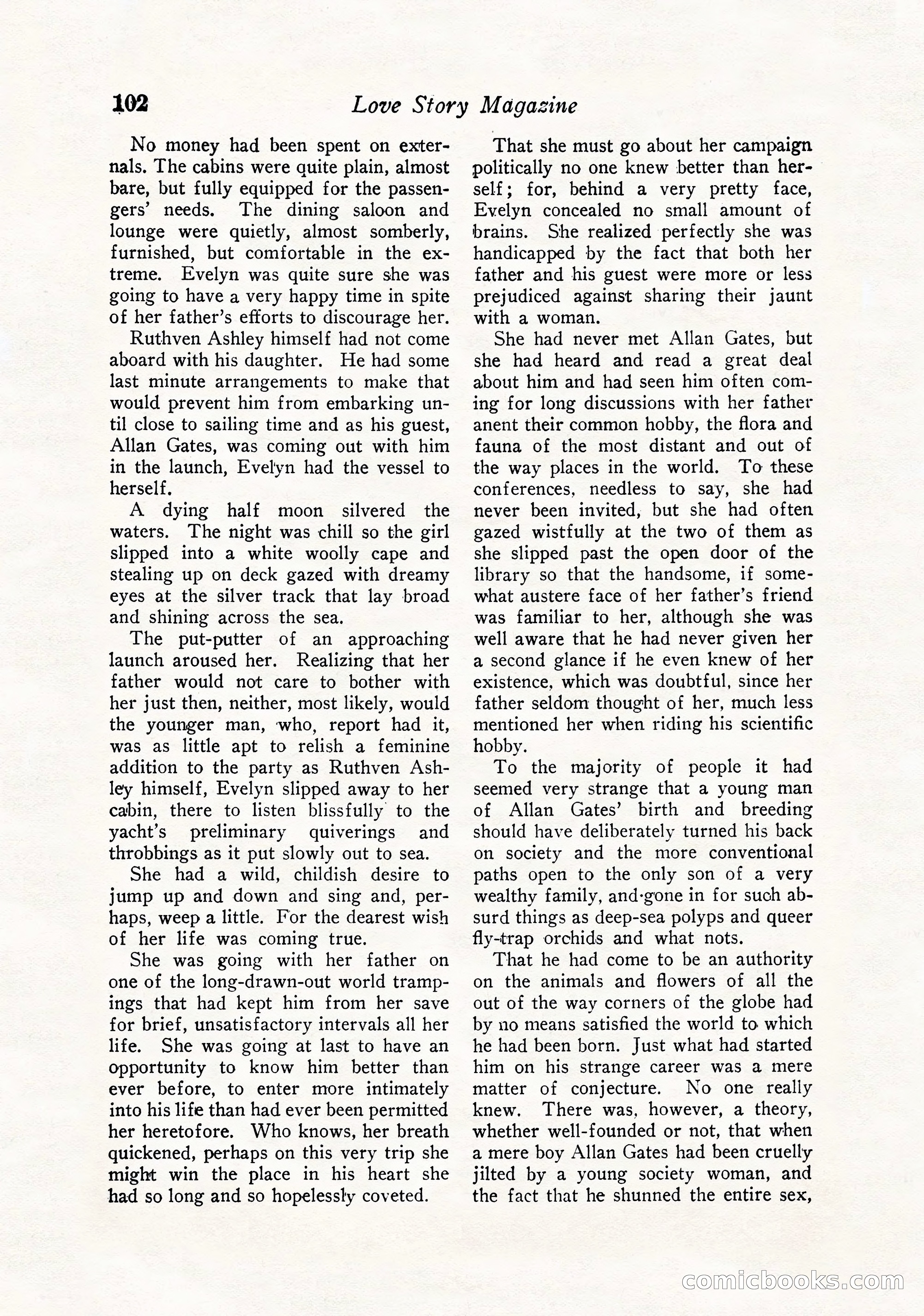 Love Story Magazine, September 12, 1925 — page 104 of 148