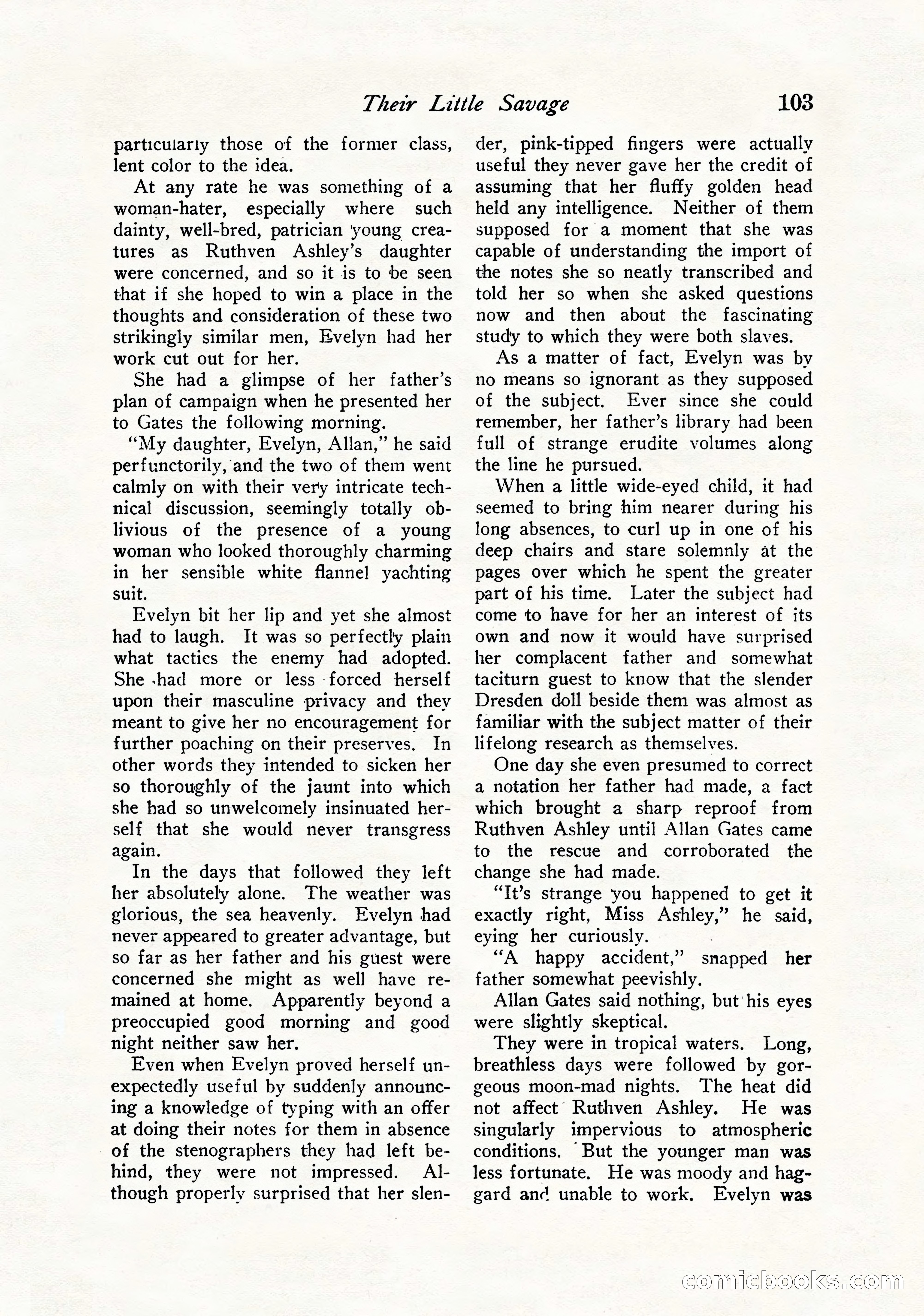 Love Story Magazine, September 12, 1925 — page 105 of 148
