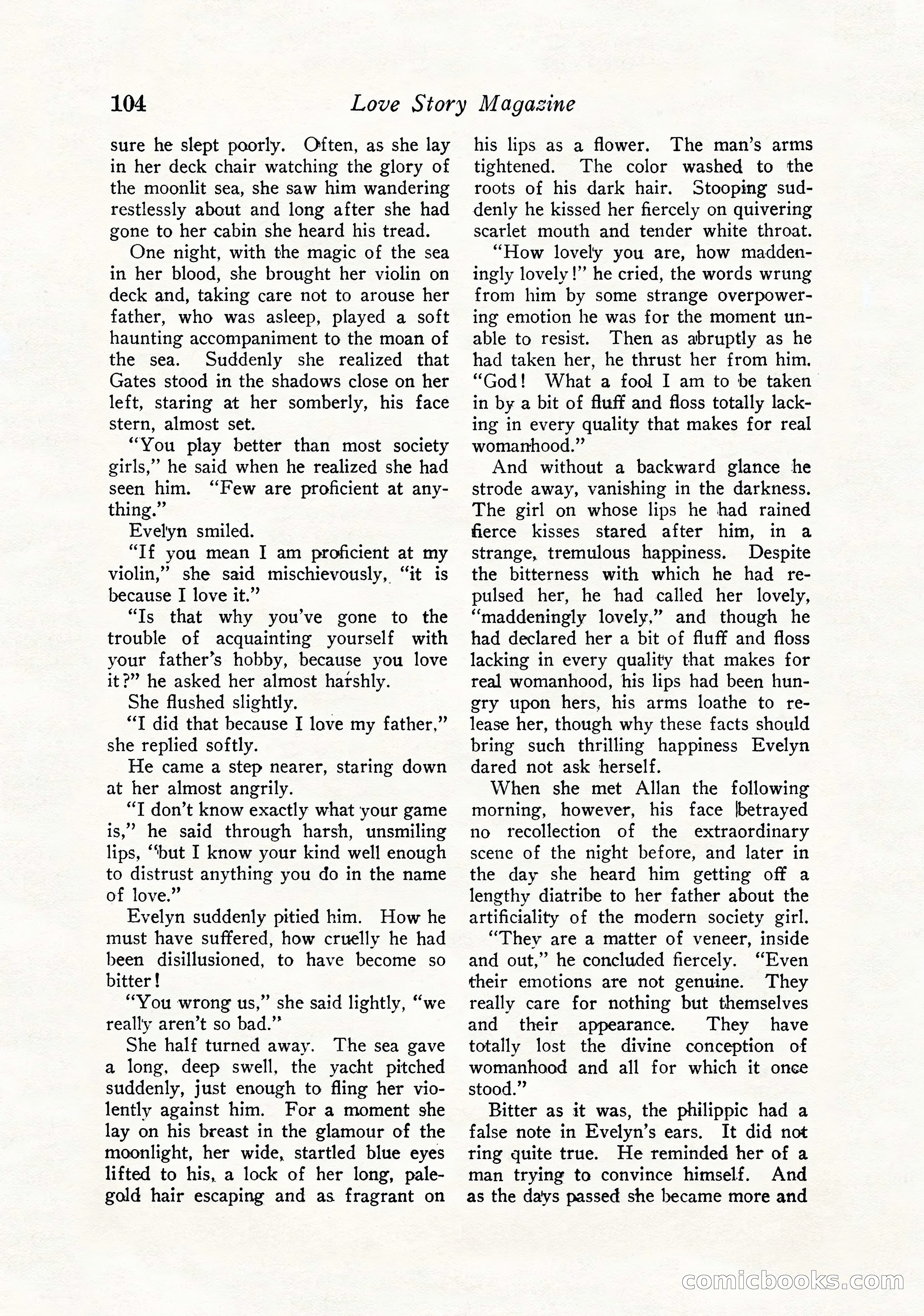 Love Story Magazine, September 12, 1925 — page 106 of 148