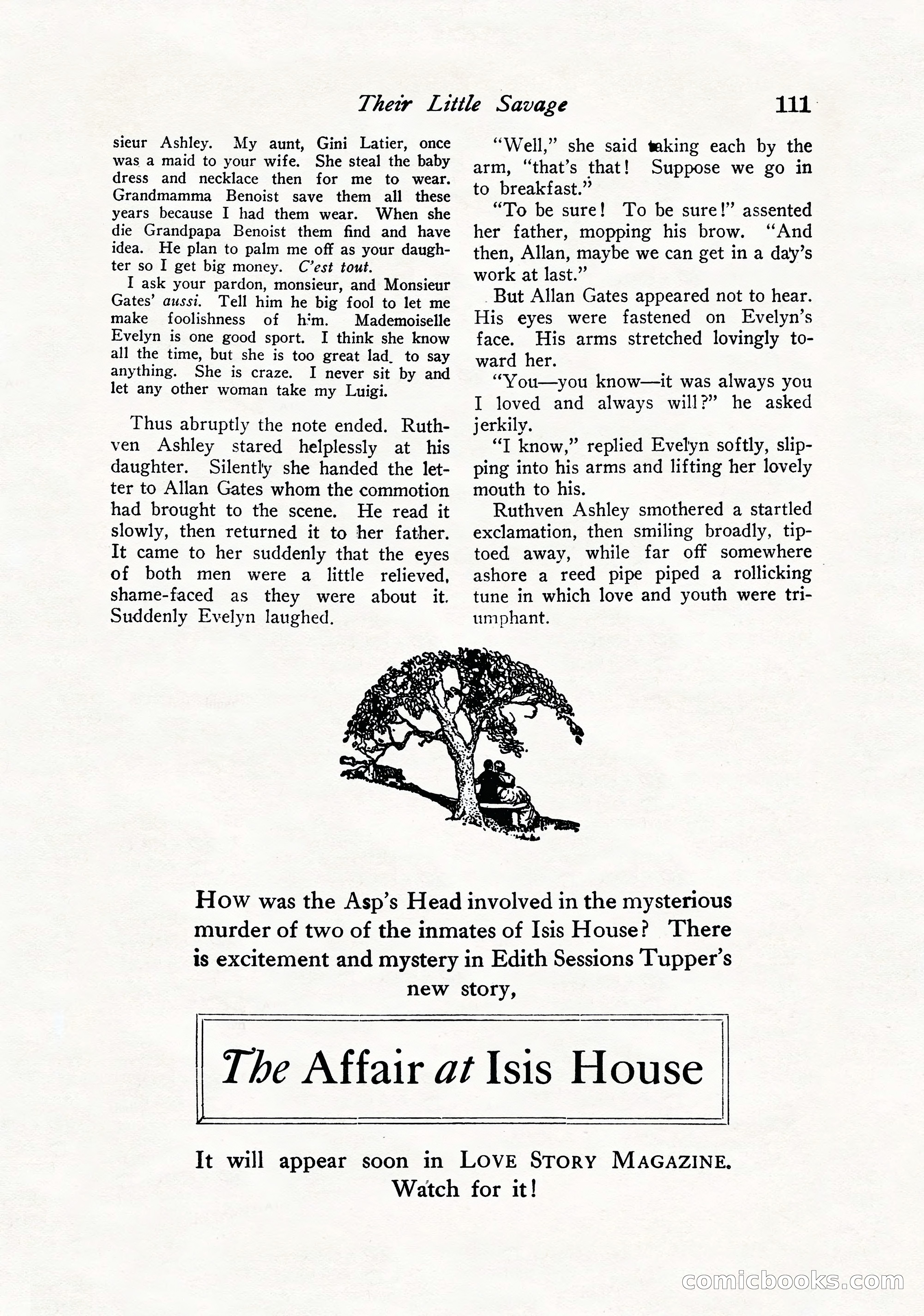 Love Story Magazine, September 12, 1925 — page 113 of 148