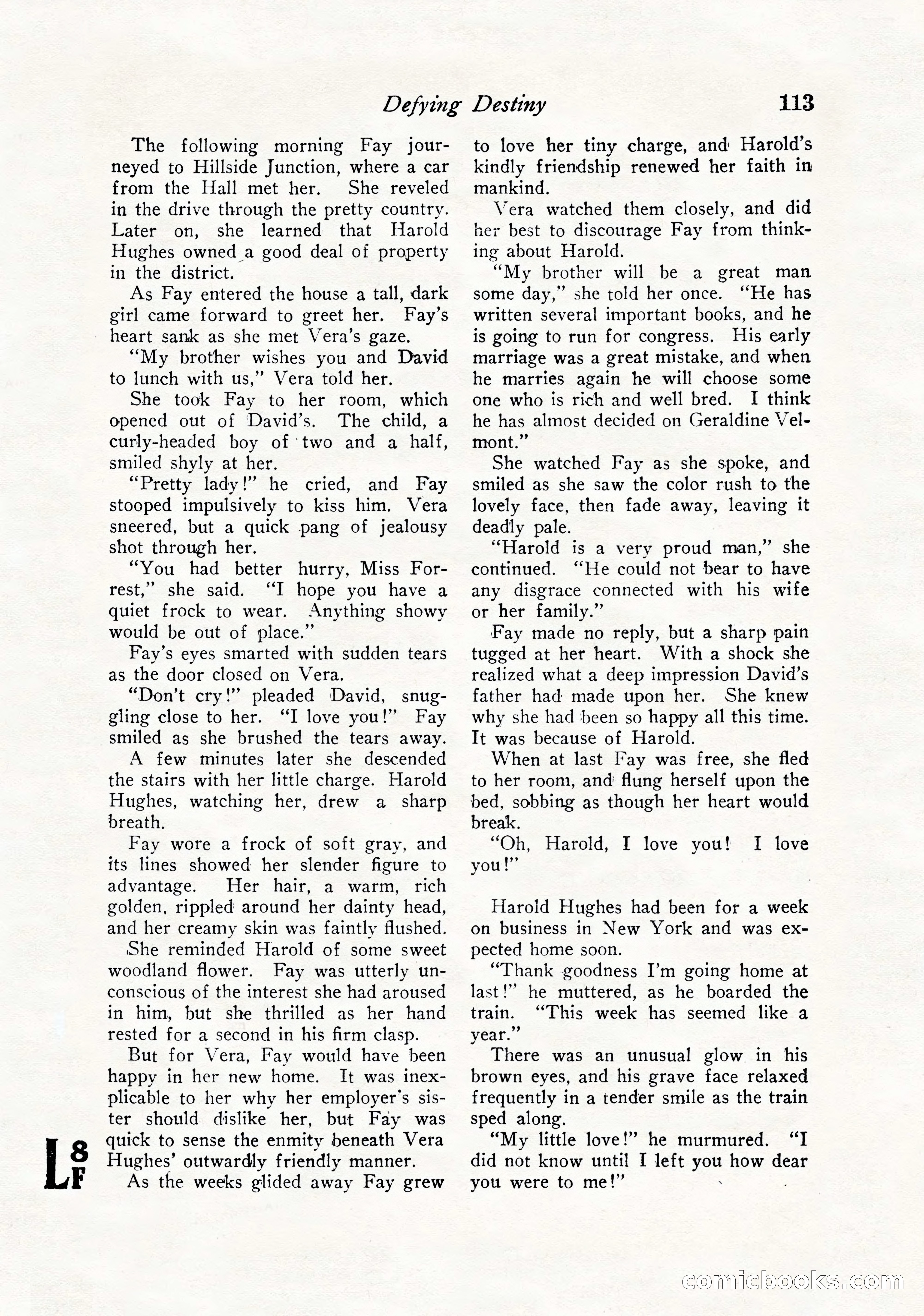 Love Story Magazine, September 12, 1925 — page 115 of 148