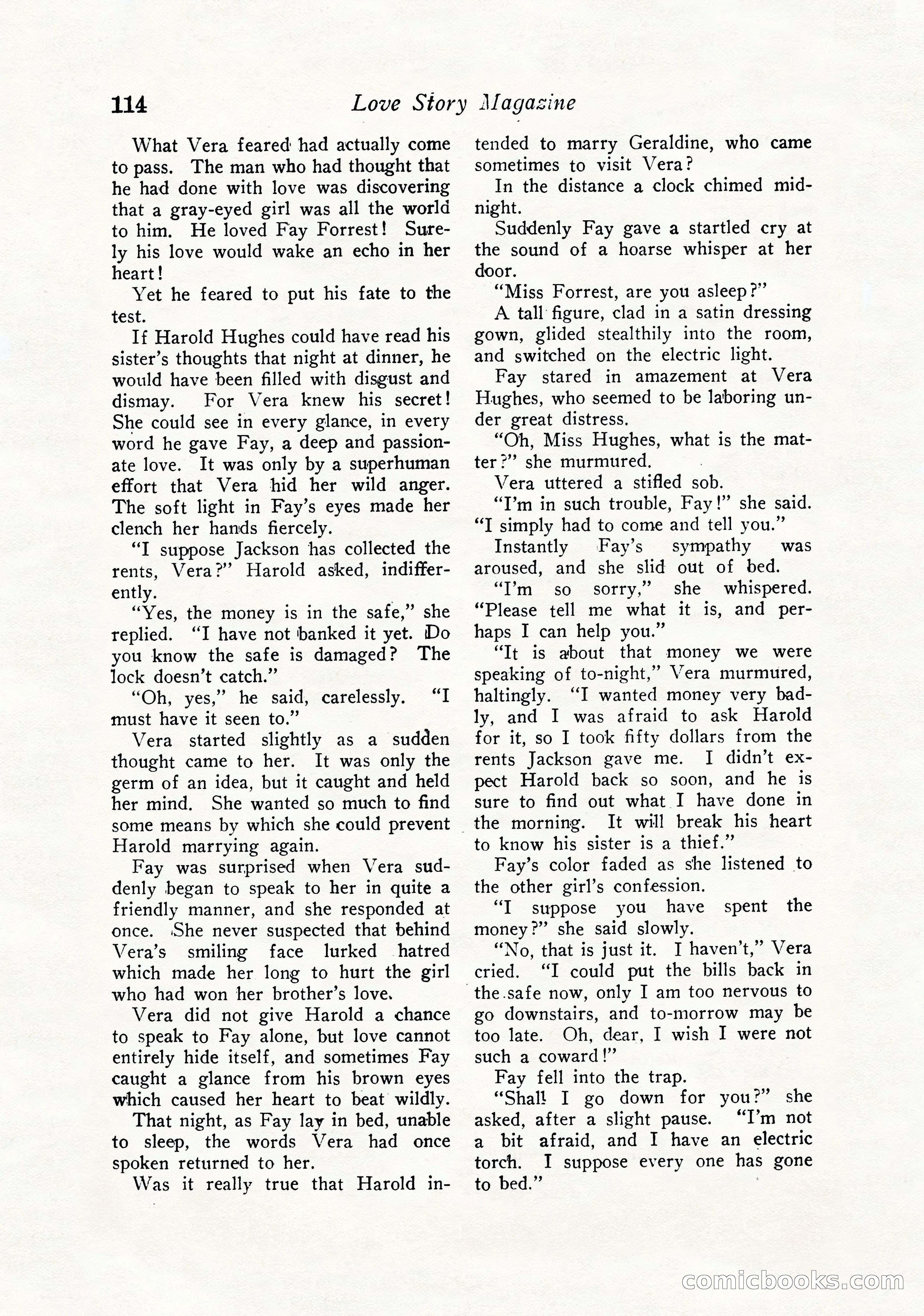 Love Story Magazine, September 12, 1925 — page 116 of 148