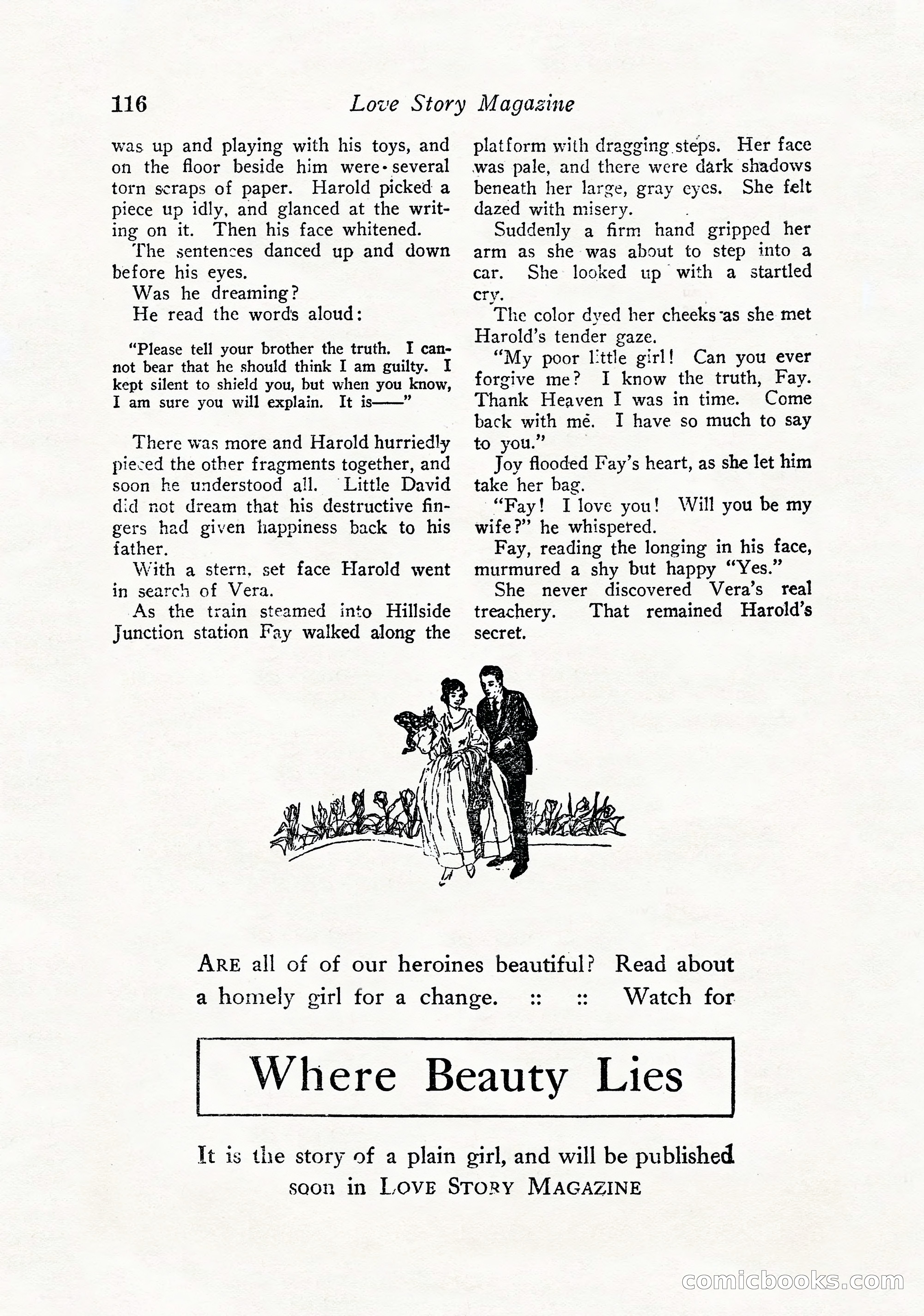Love Story Magazine, September 12, 1925 — page 118 of 148