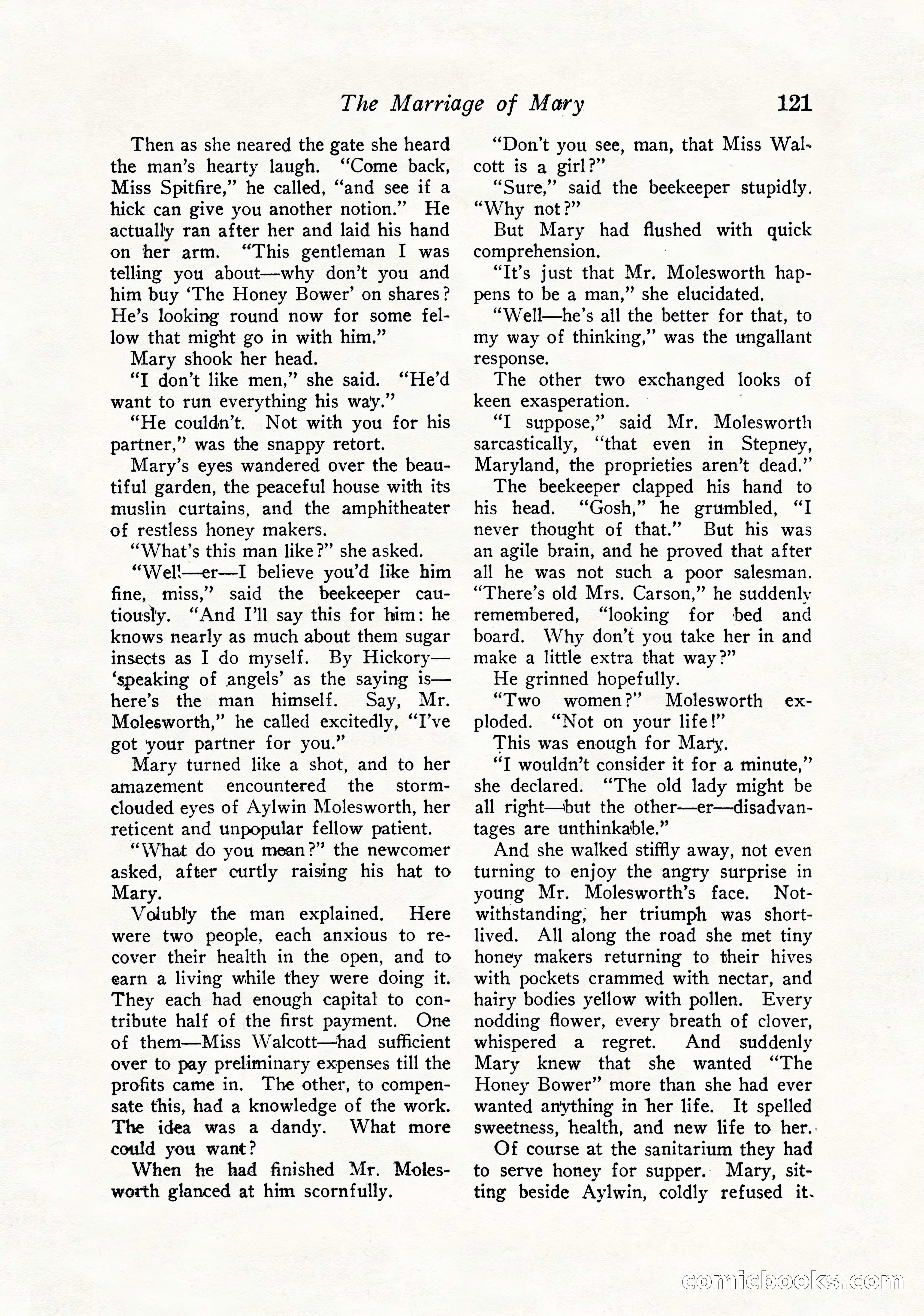 Love Story Magazine, September 12, 1925 — page 123 of 148