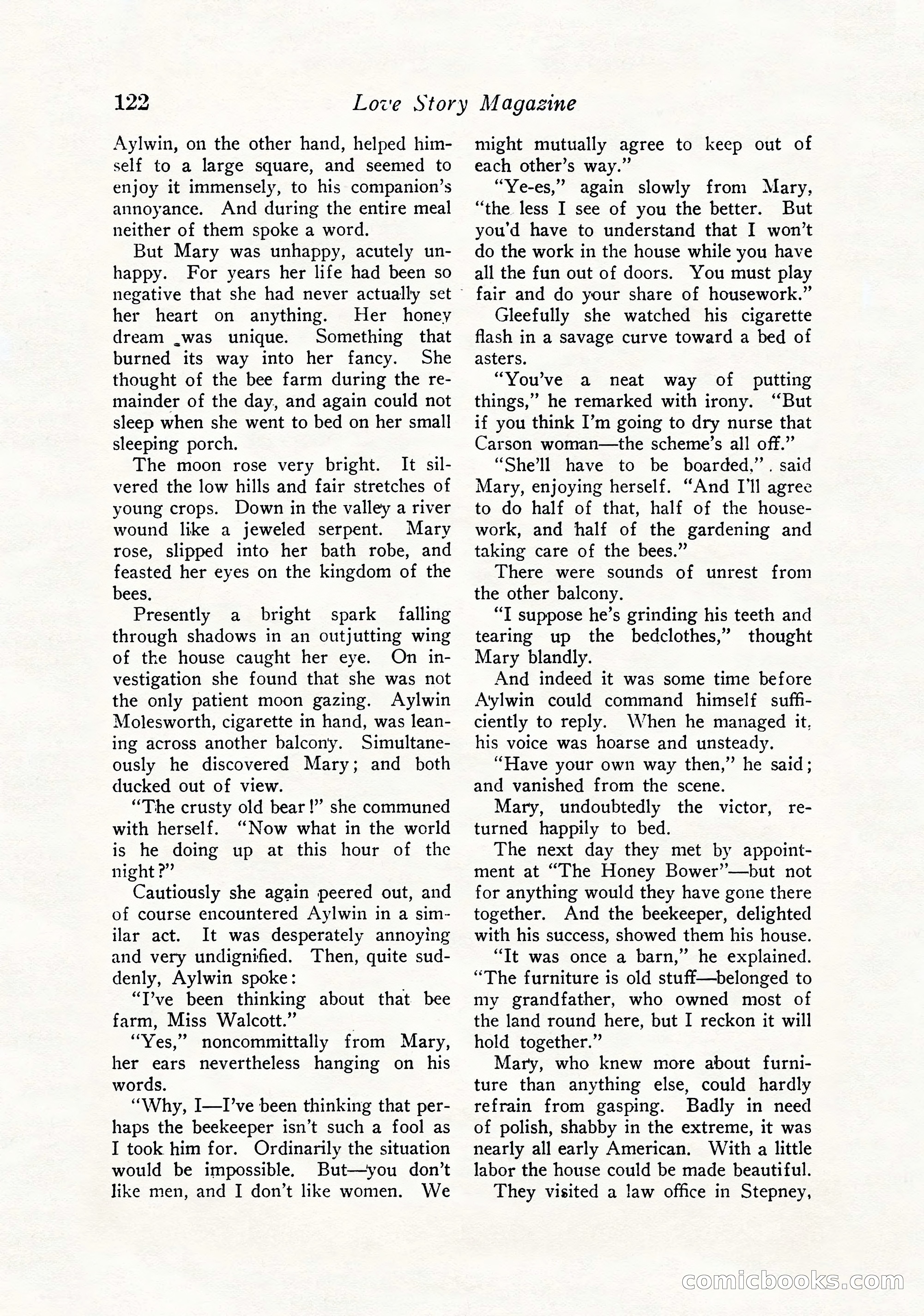 Love Story Magazine, September 12, 1925 — page 124 of 148