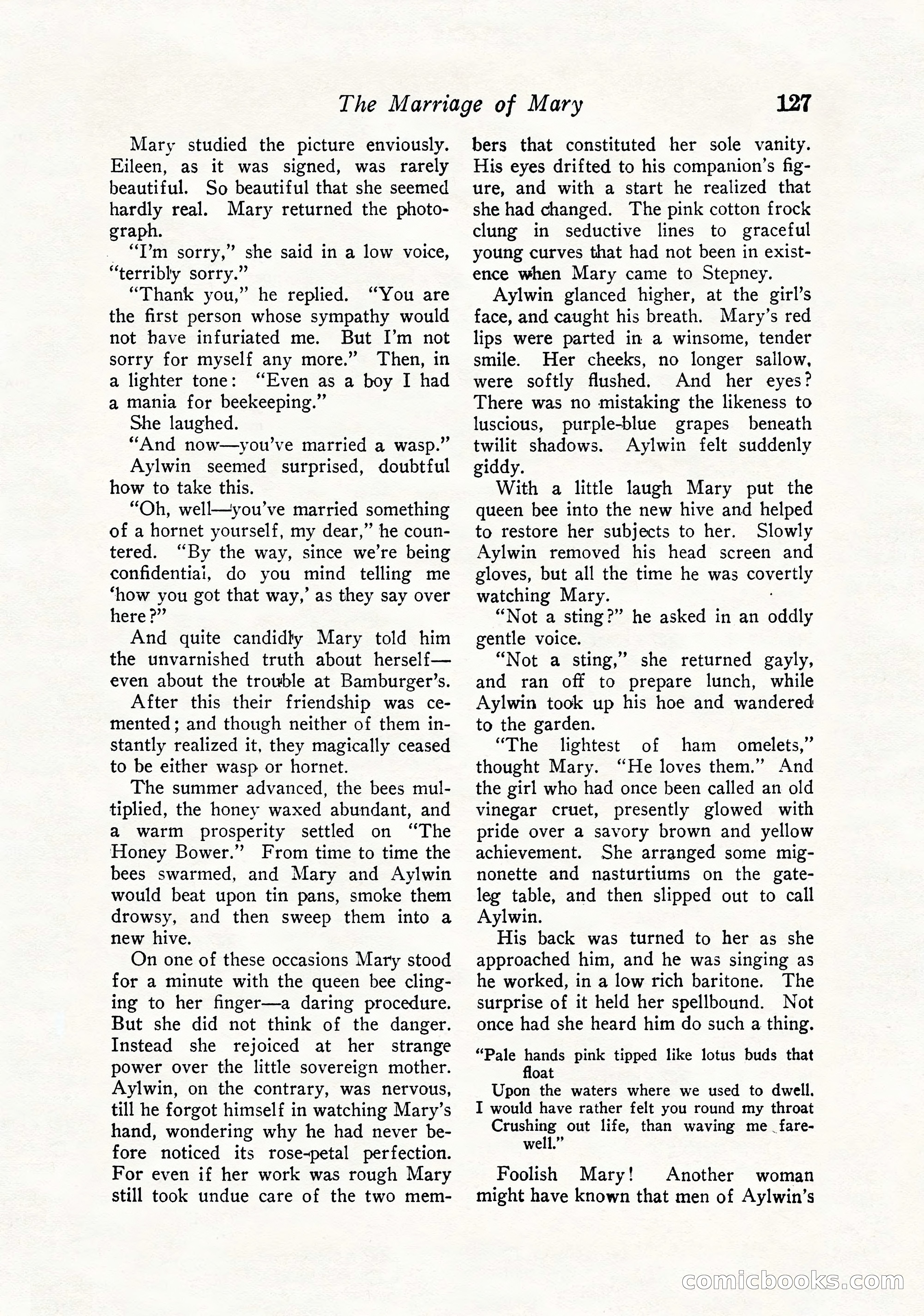 Love Story Magazine, September 12, 1925 — page 129 of 148