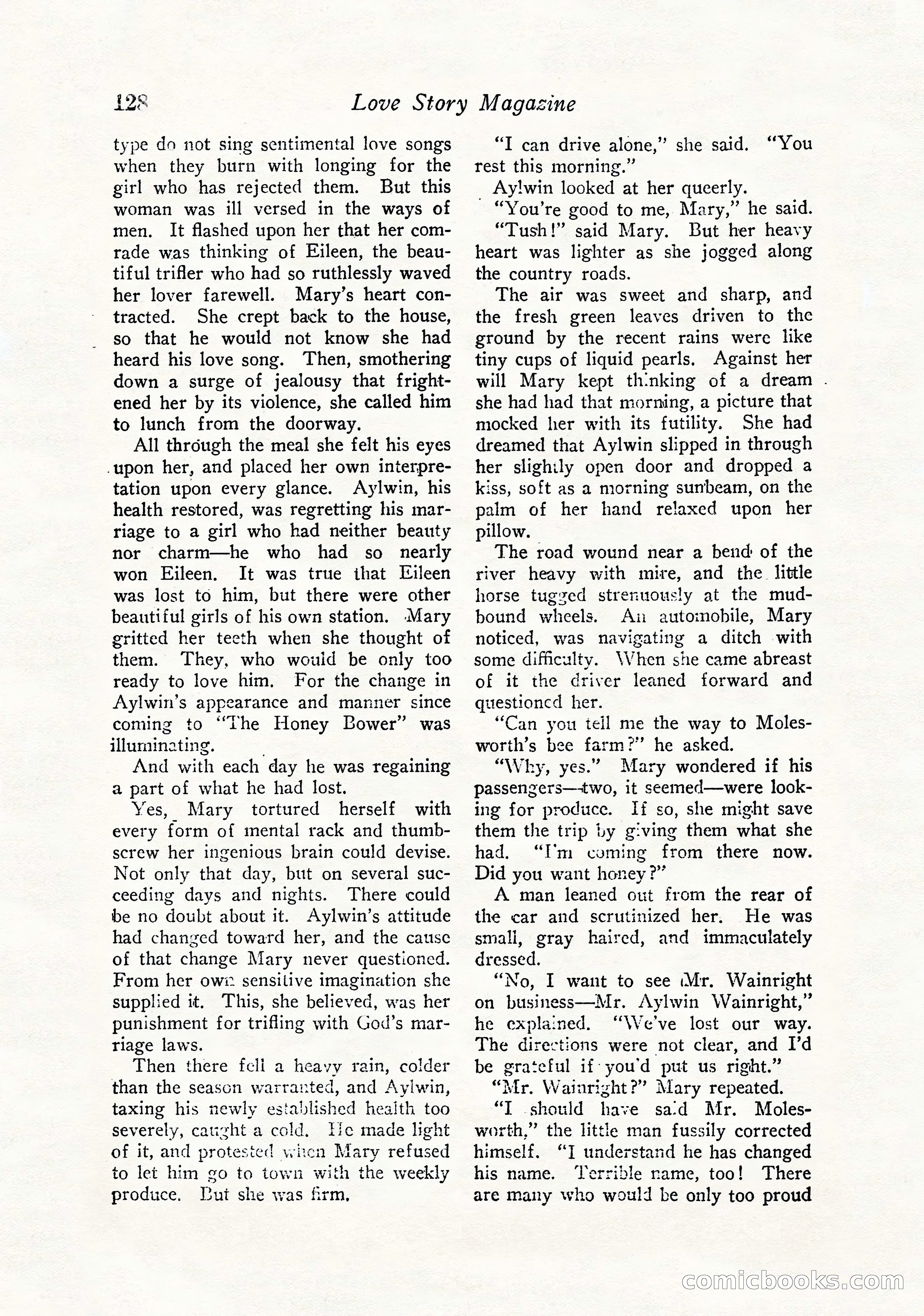 Love Story Magazine, September 12, 1925 — page 130 of 148