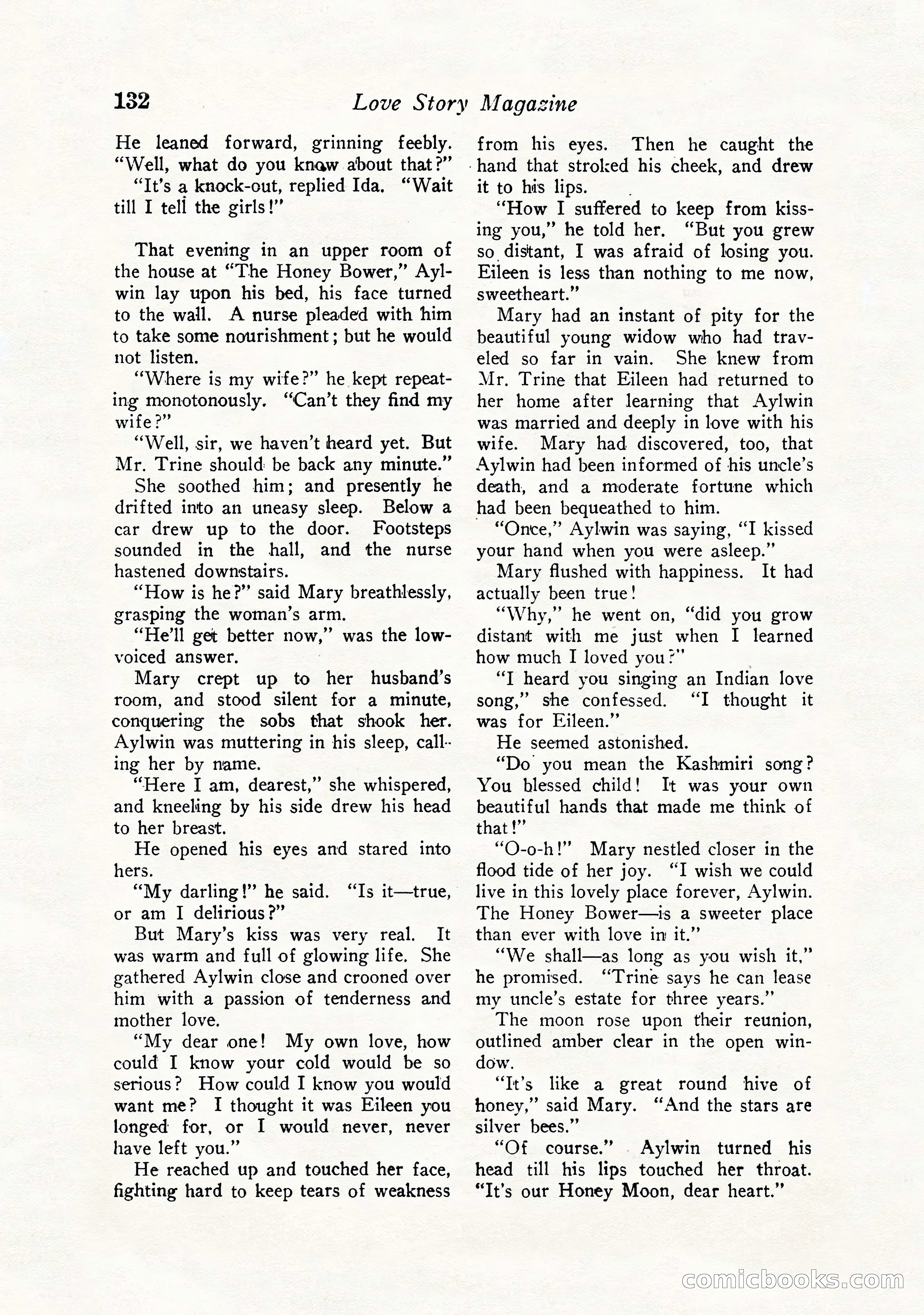 Love Story Magazine, September 12, 1925 — page 134 of 148