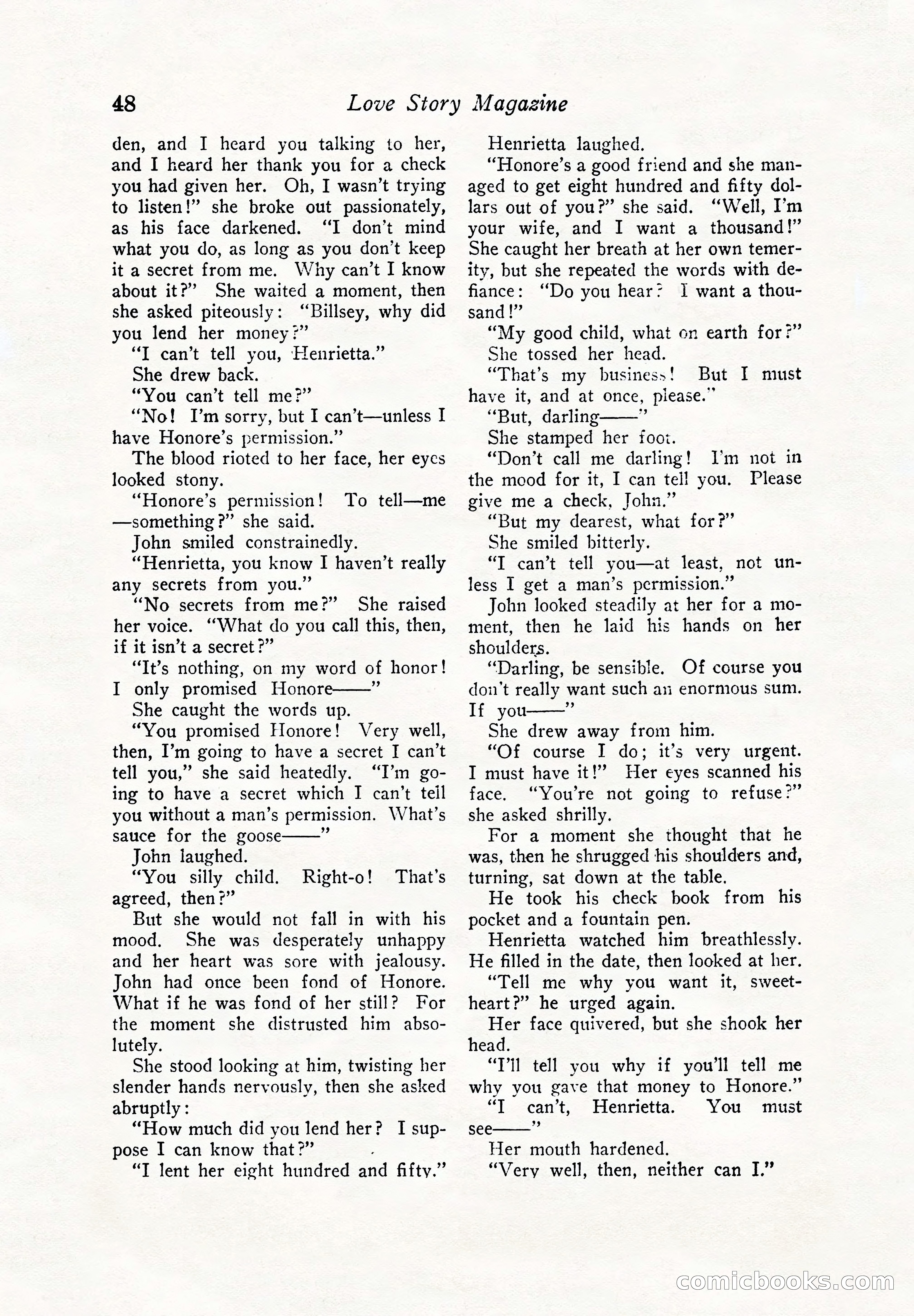 Love Story Magazine — page 50 of 148