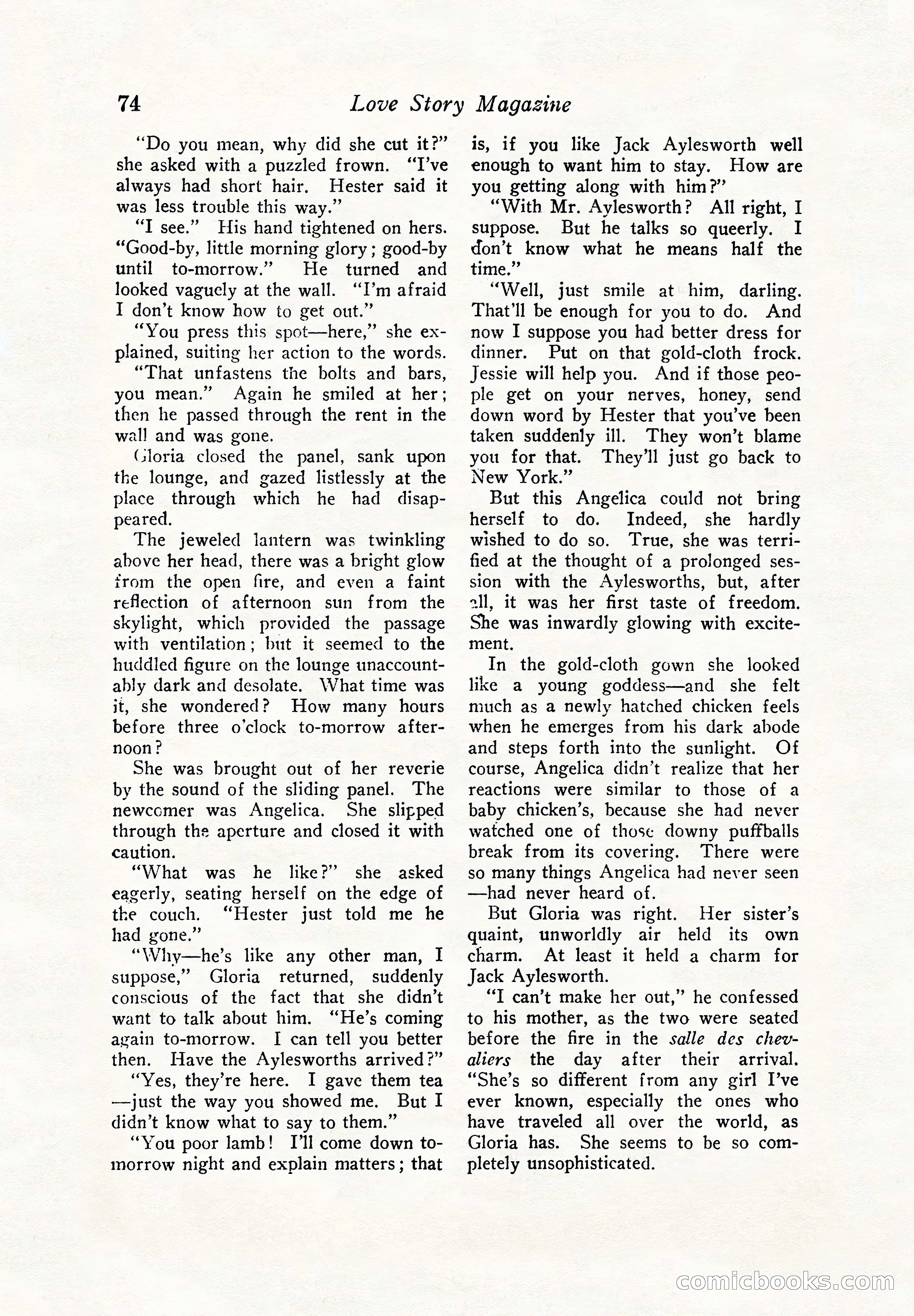 Love Story Magazine — page 76 of 148