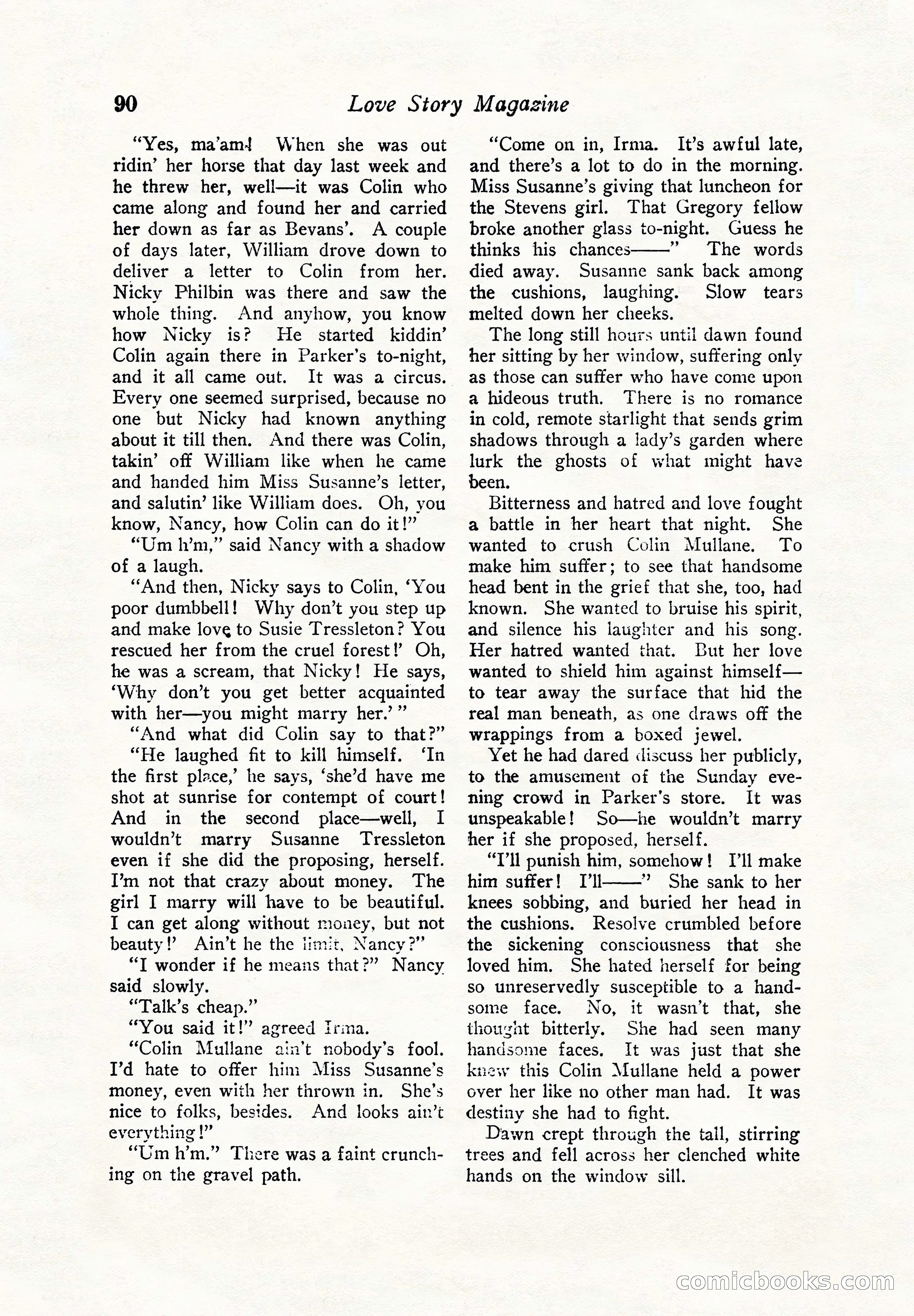 Love Story Magazine — page 92 of 148