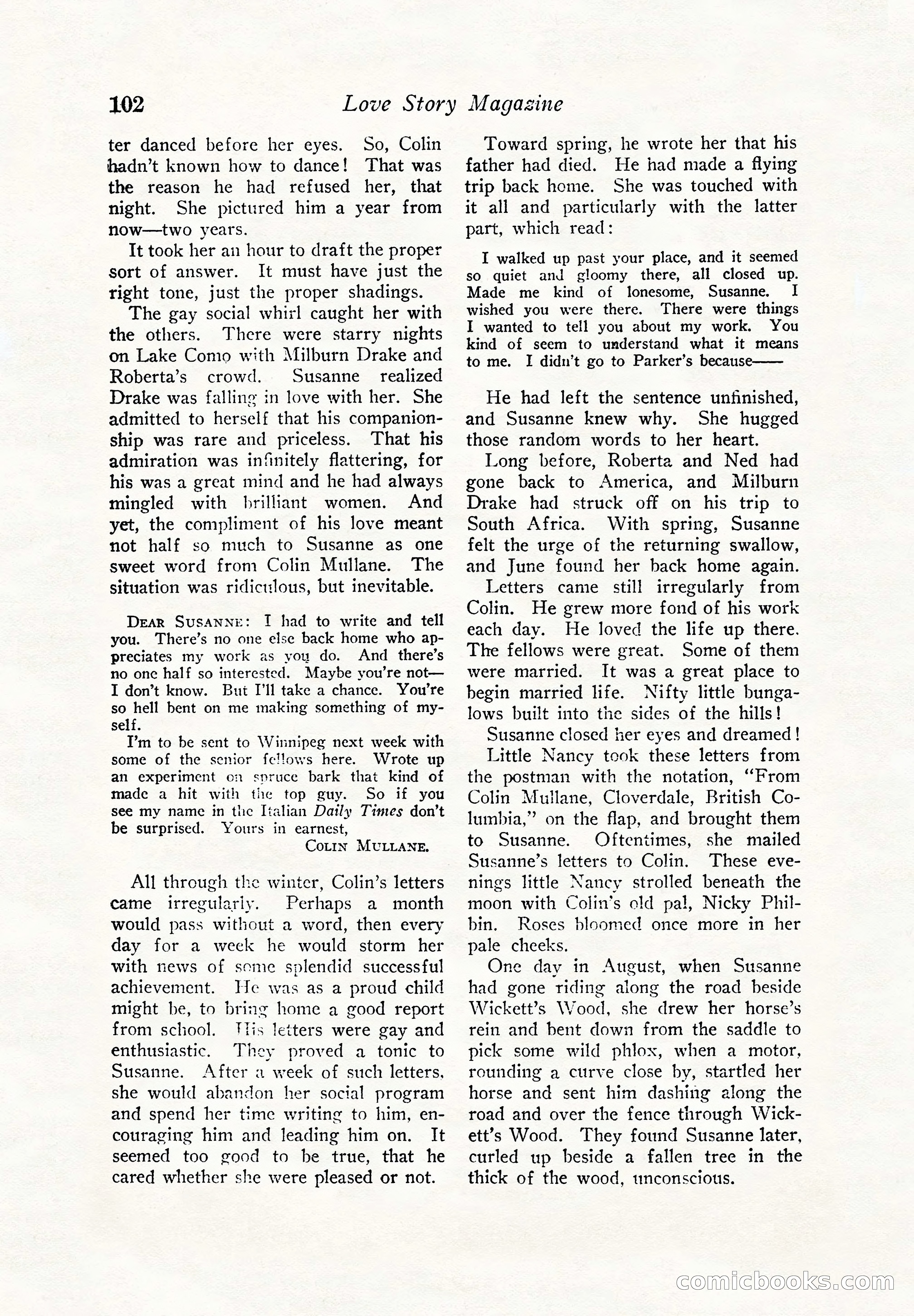 Love Story Magazine — page 104 of 148