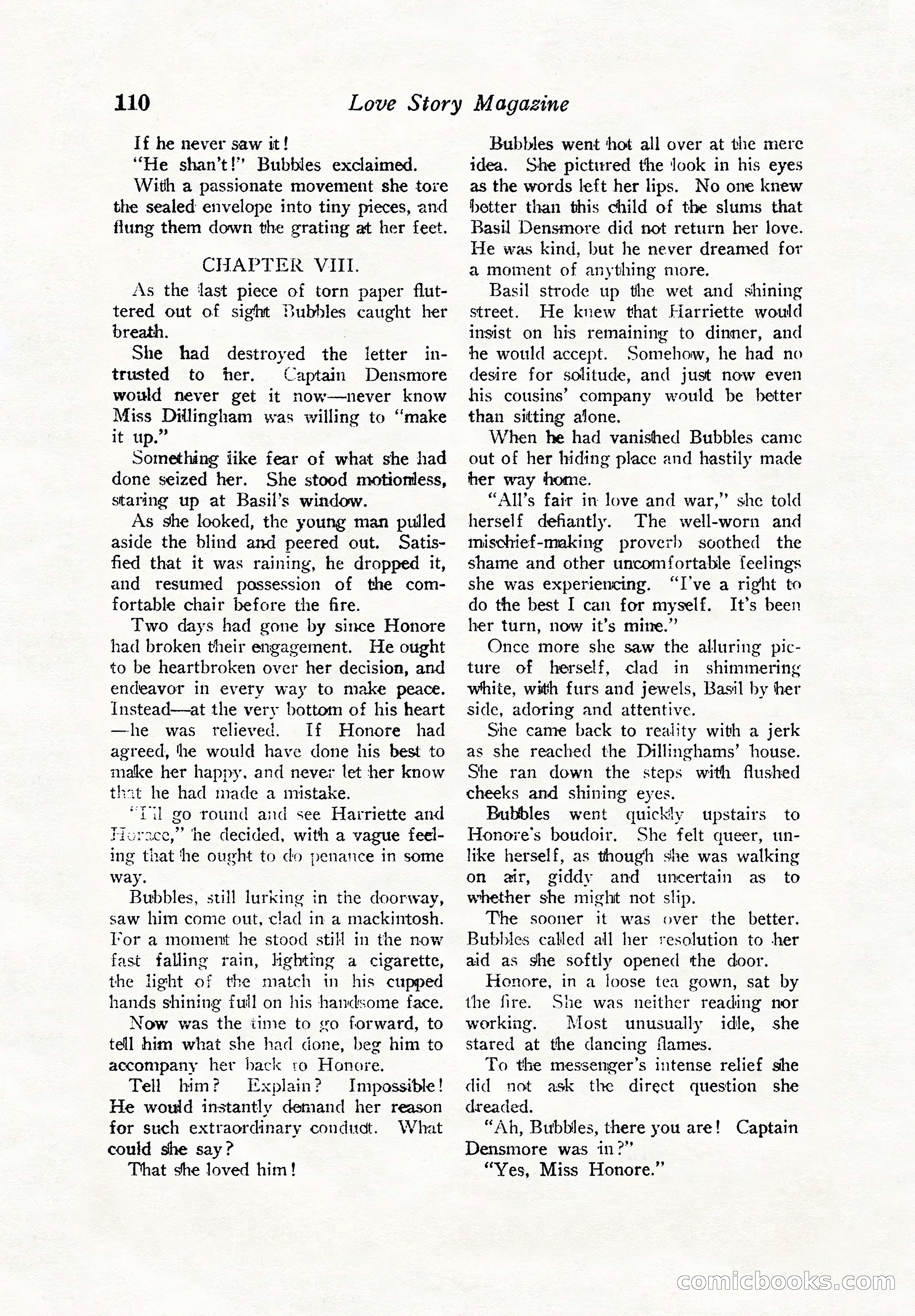Love Story Magazine — page 112 of 148