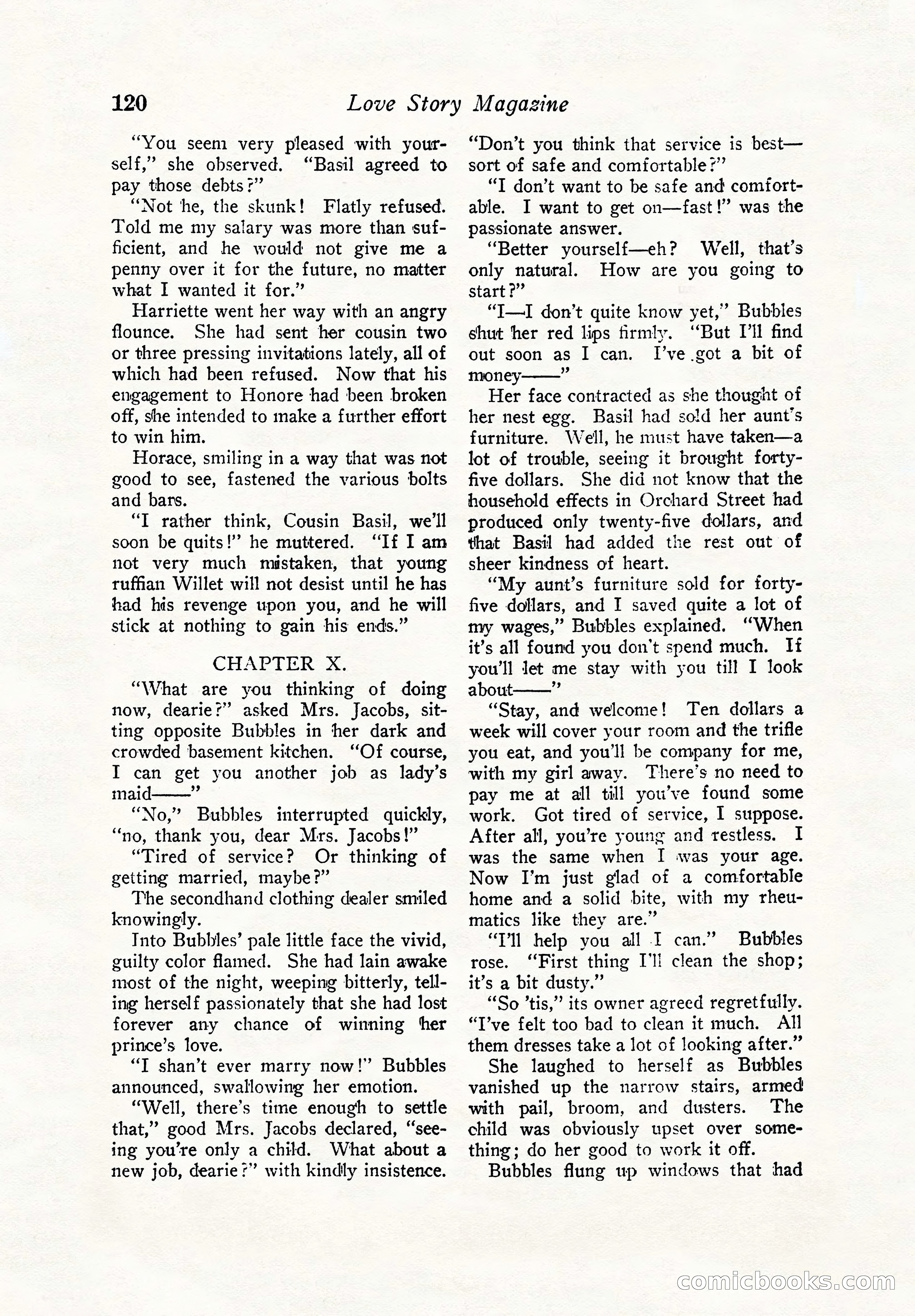 Love Story Magazine — page 122 of 148