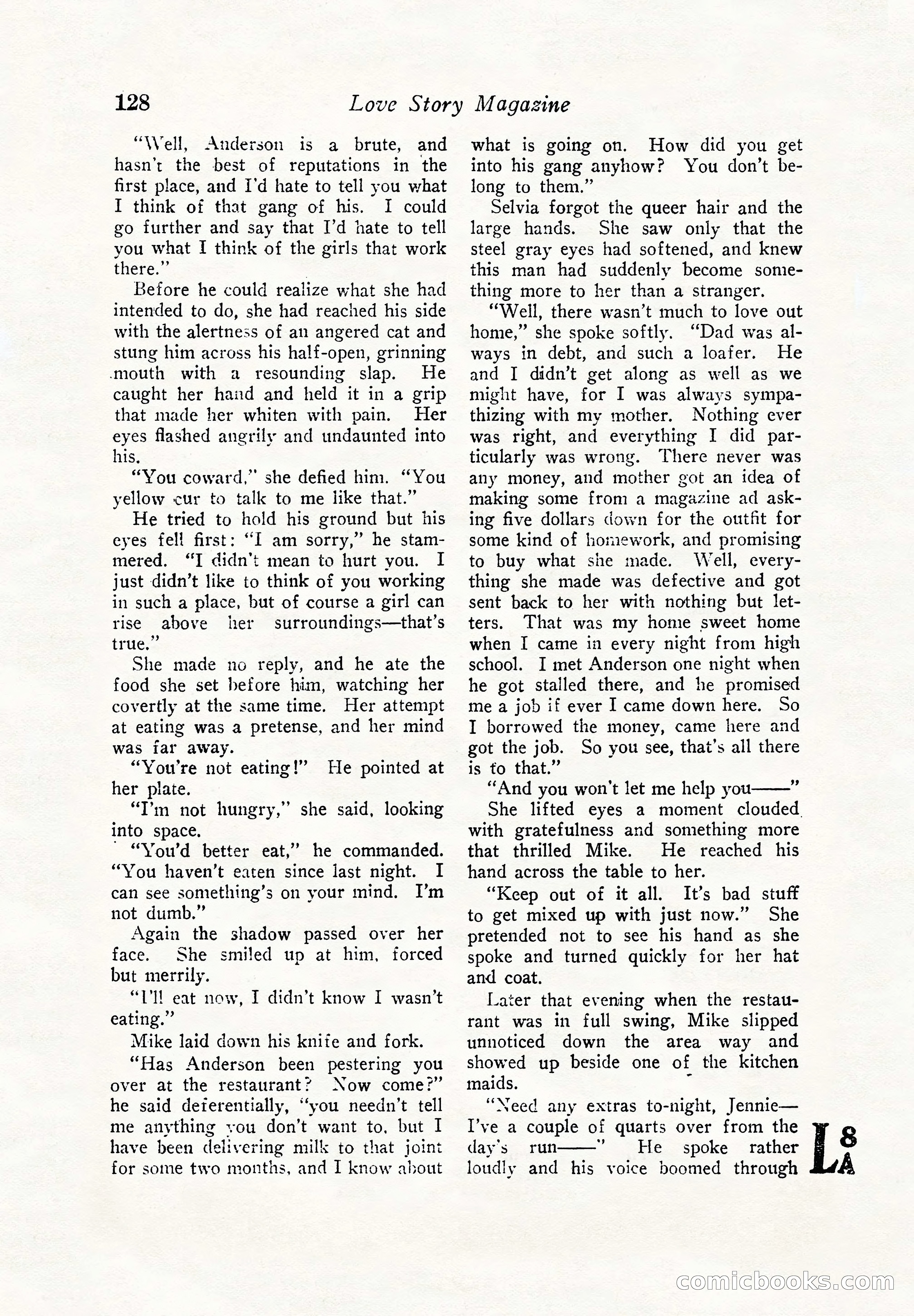 Love Story Magazine — page 130 of 148