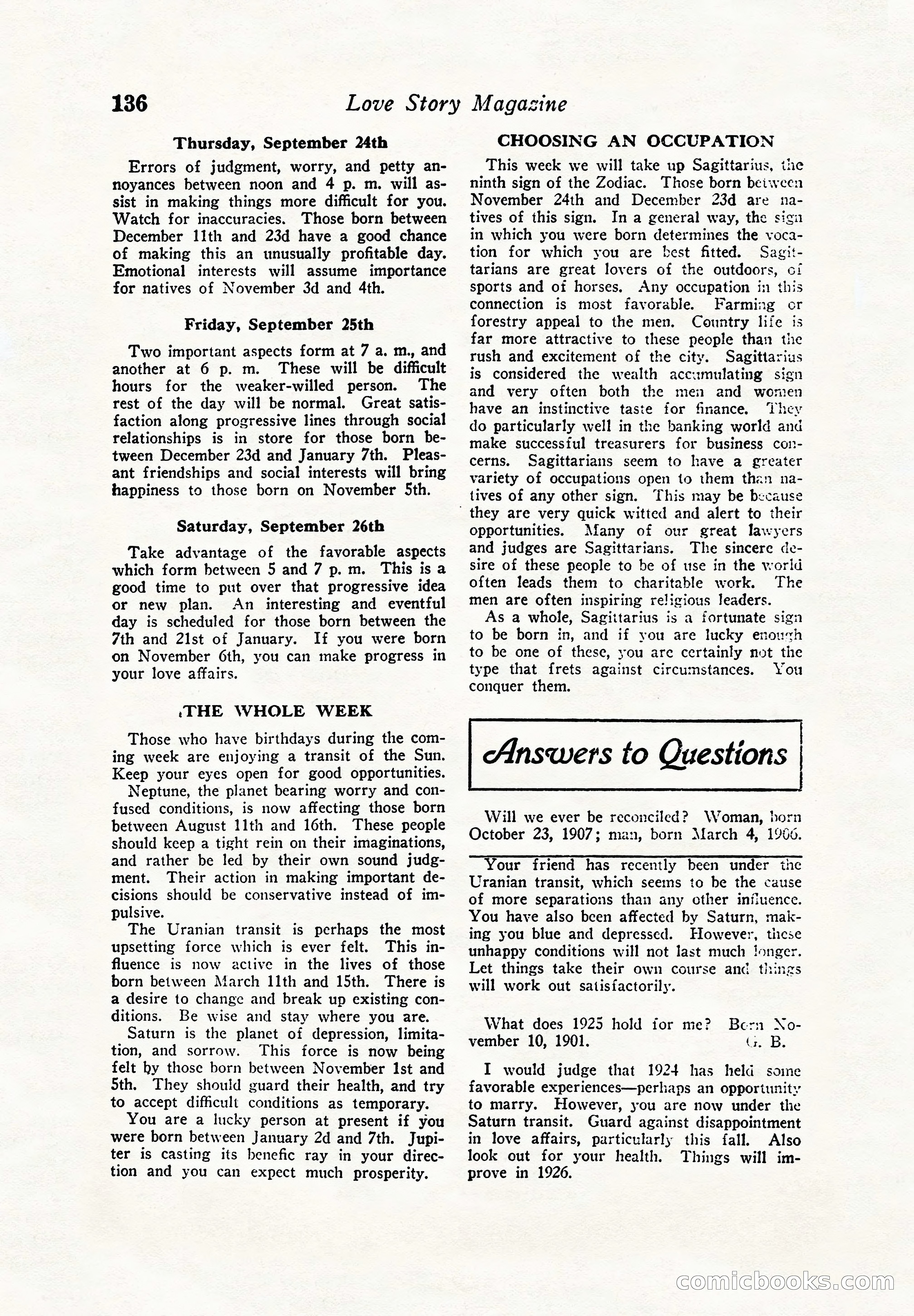 Love Story Magazine — page 138 of 148