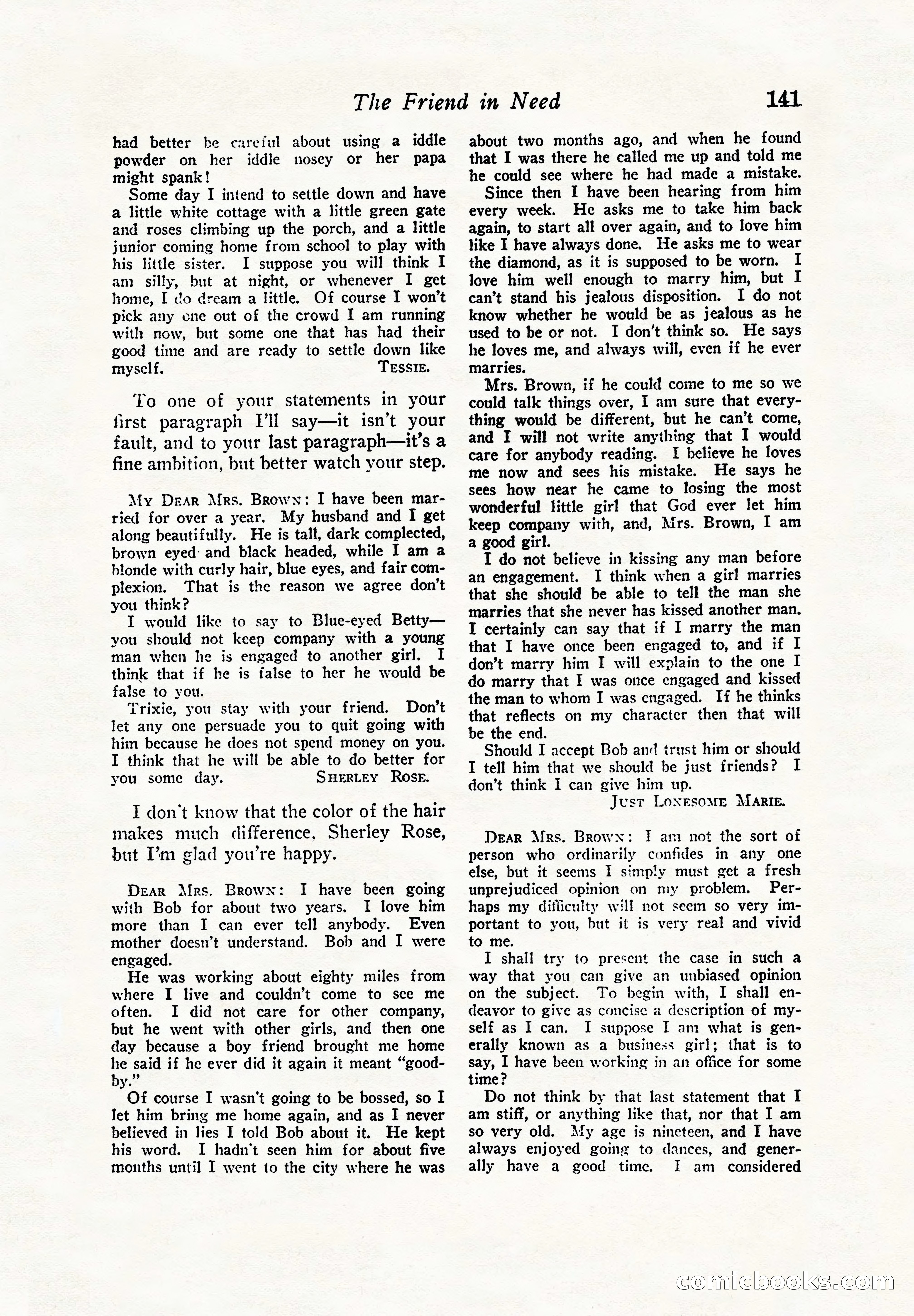 Love Story Magazine — page 143 of 148