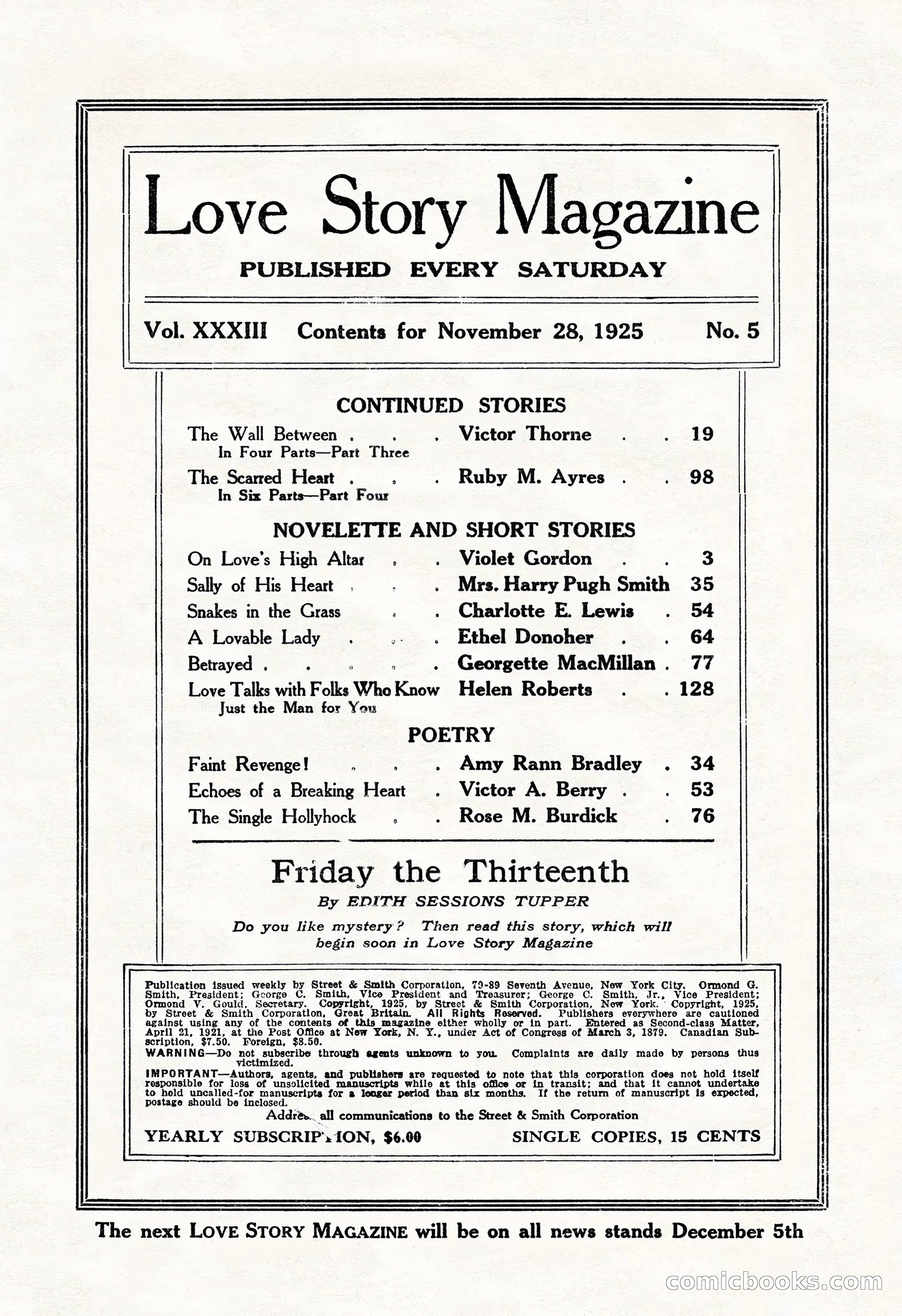 Love Story Magazine Illustrated — page 3 of 148