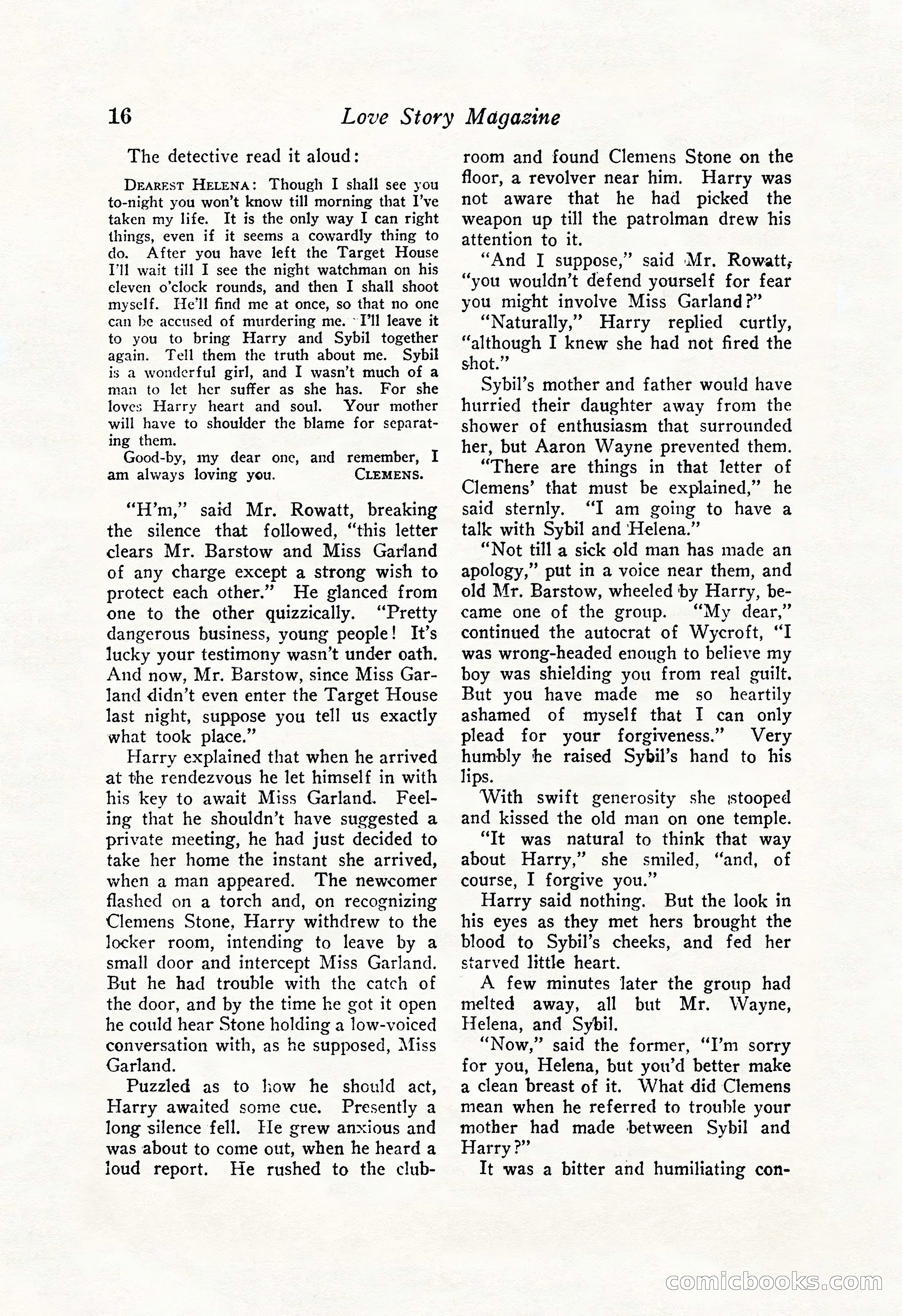Love Story Magazine Illustrated — page 18 of 148