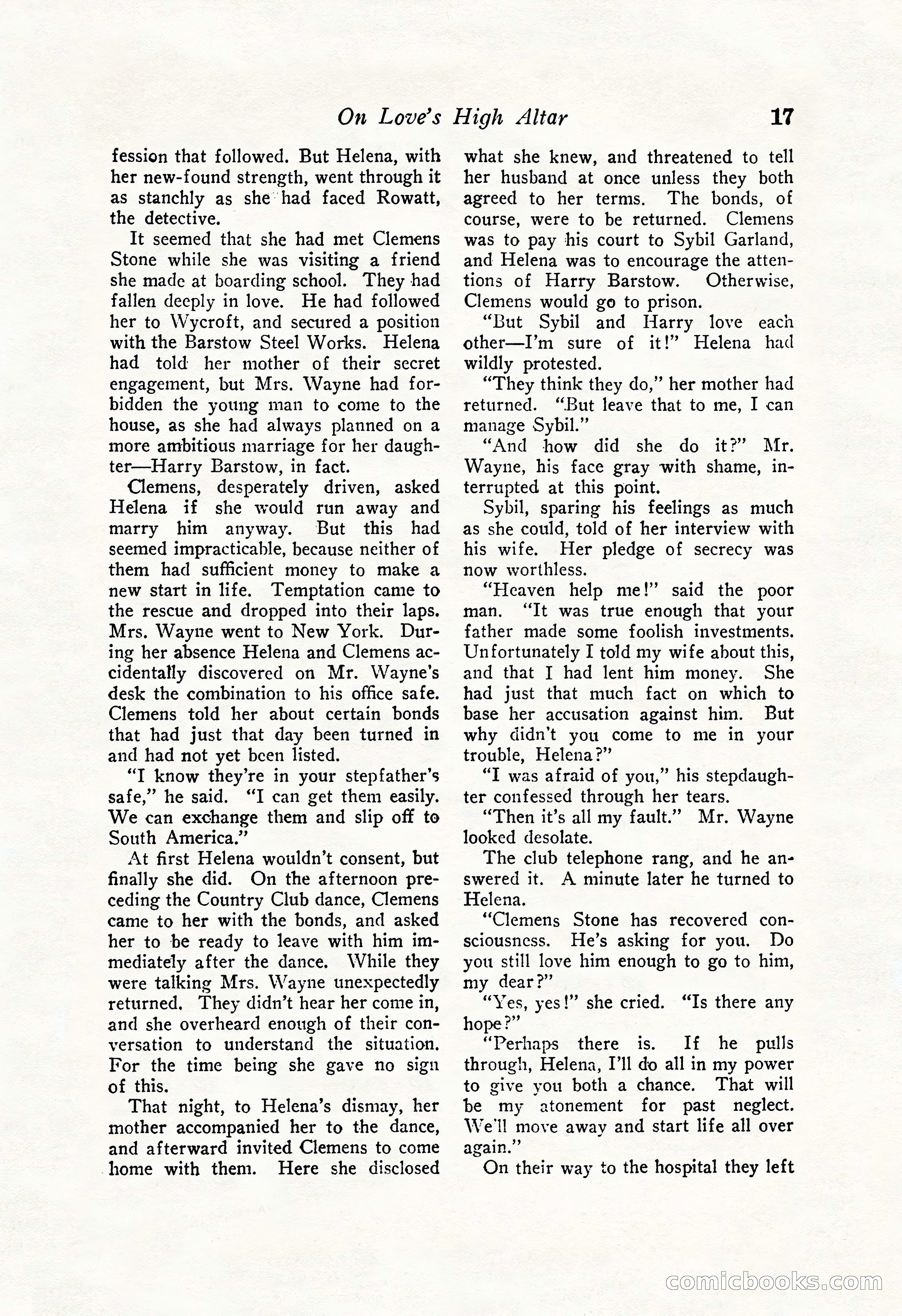 Love Story Magazine Illustrated — page 19 of 148