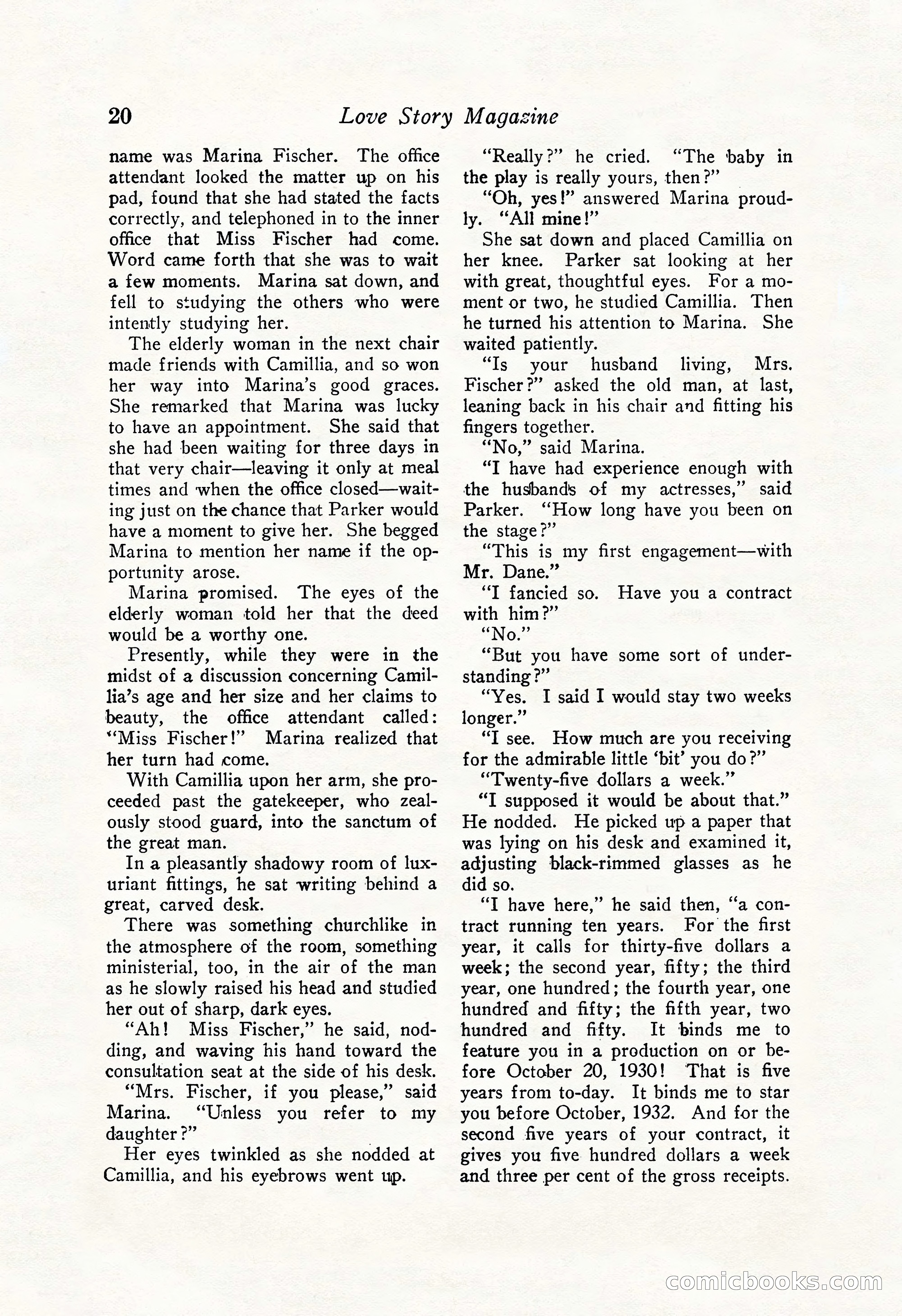 Love Story Magazine Illustrated — page 22 of 148