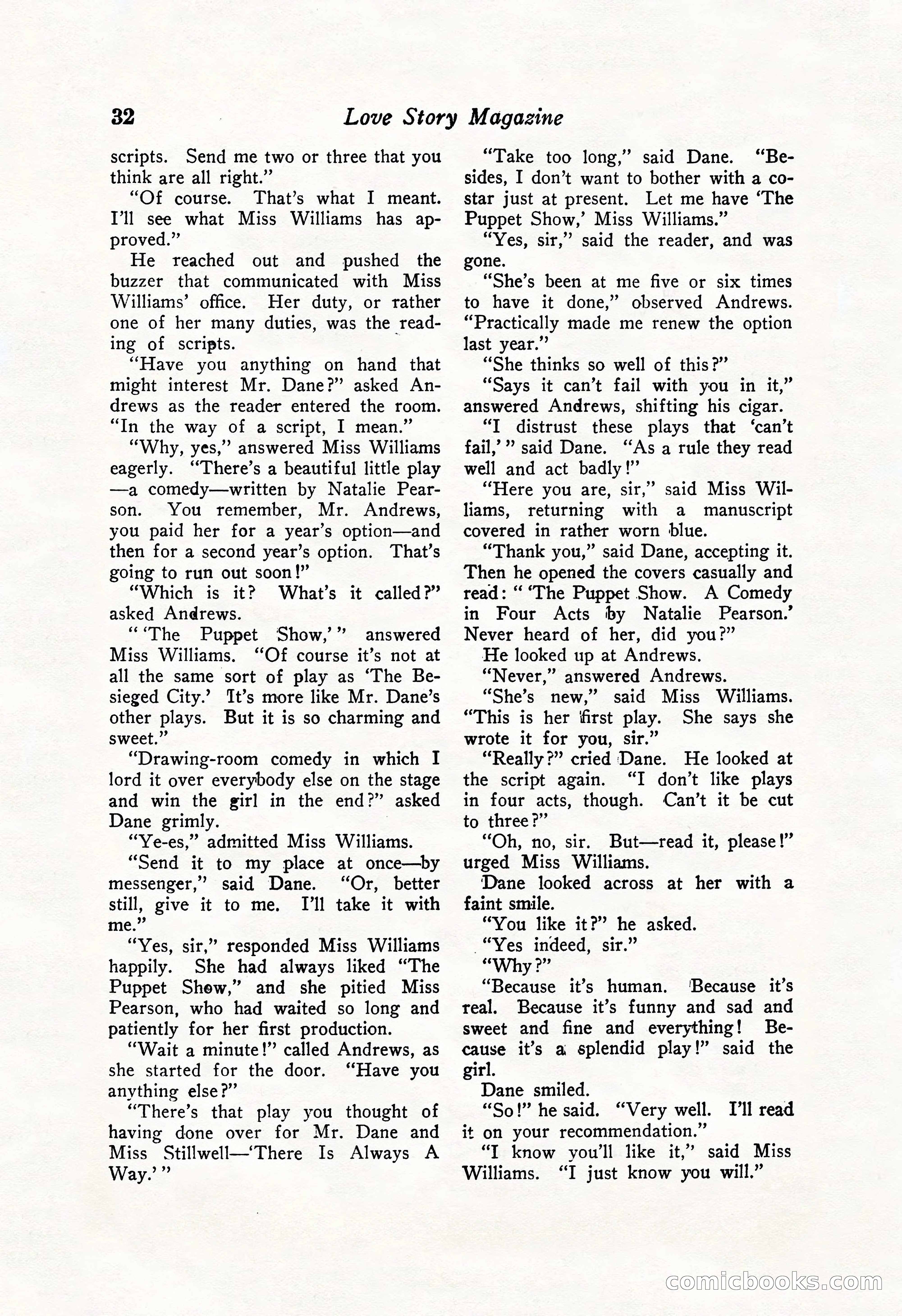 Love Story Magazine Illustrated — page 34 of 148
