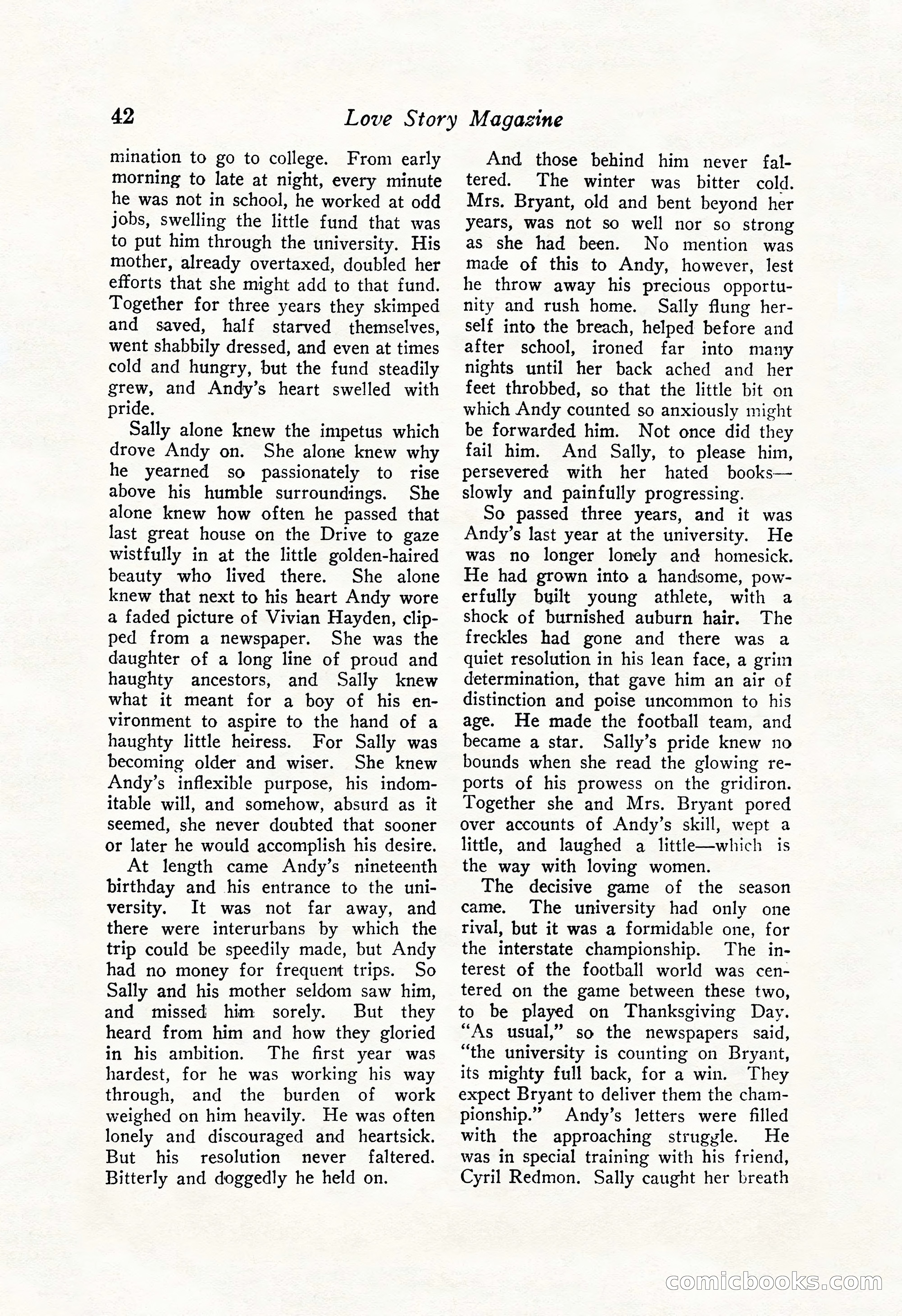 Love Story Magazine Illustrated — page 44 of 148