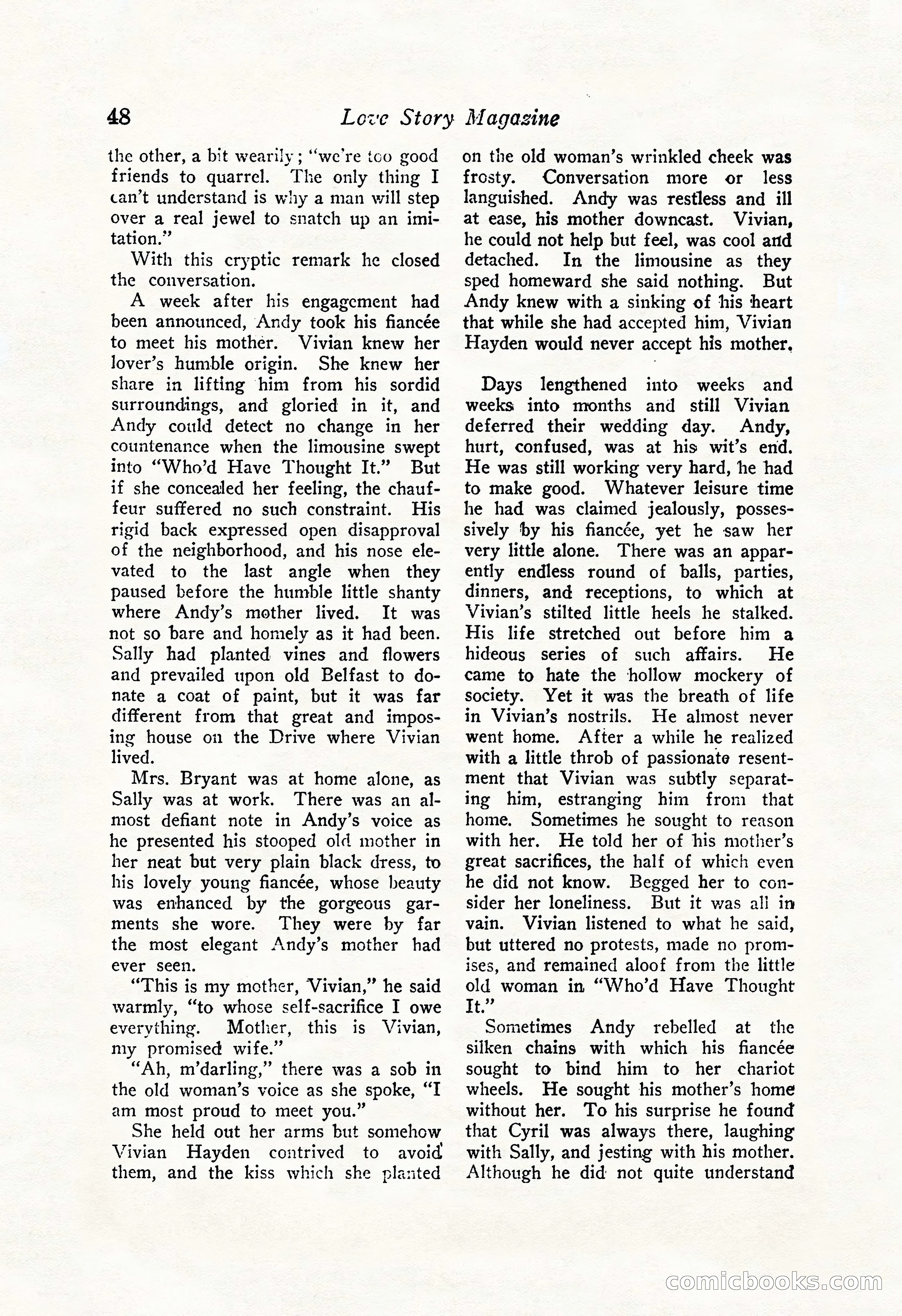 Love Story Magazine Illustrated — page 50 of 148