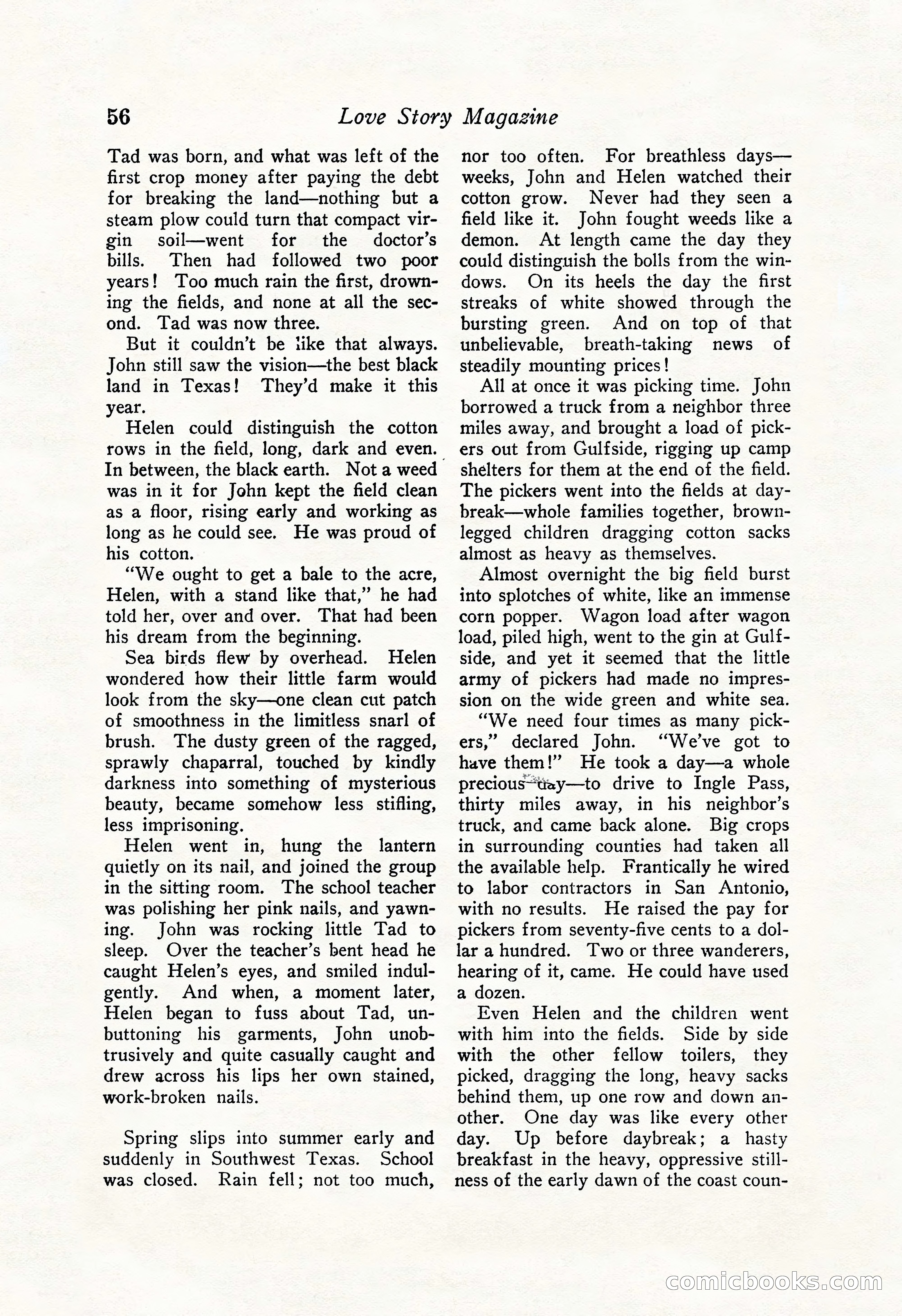 Love Story Magazine Illustrated — page 58 of 148
