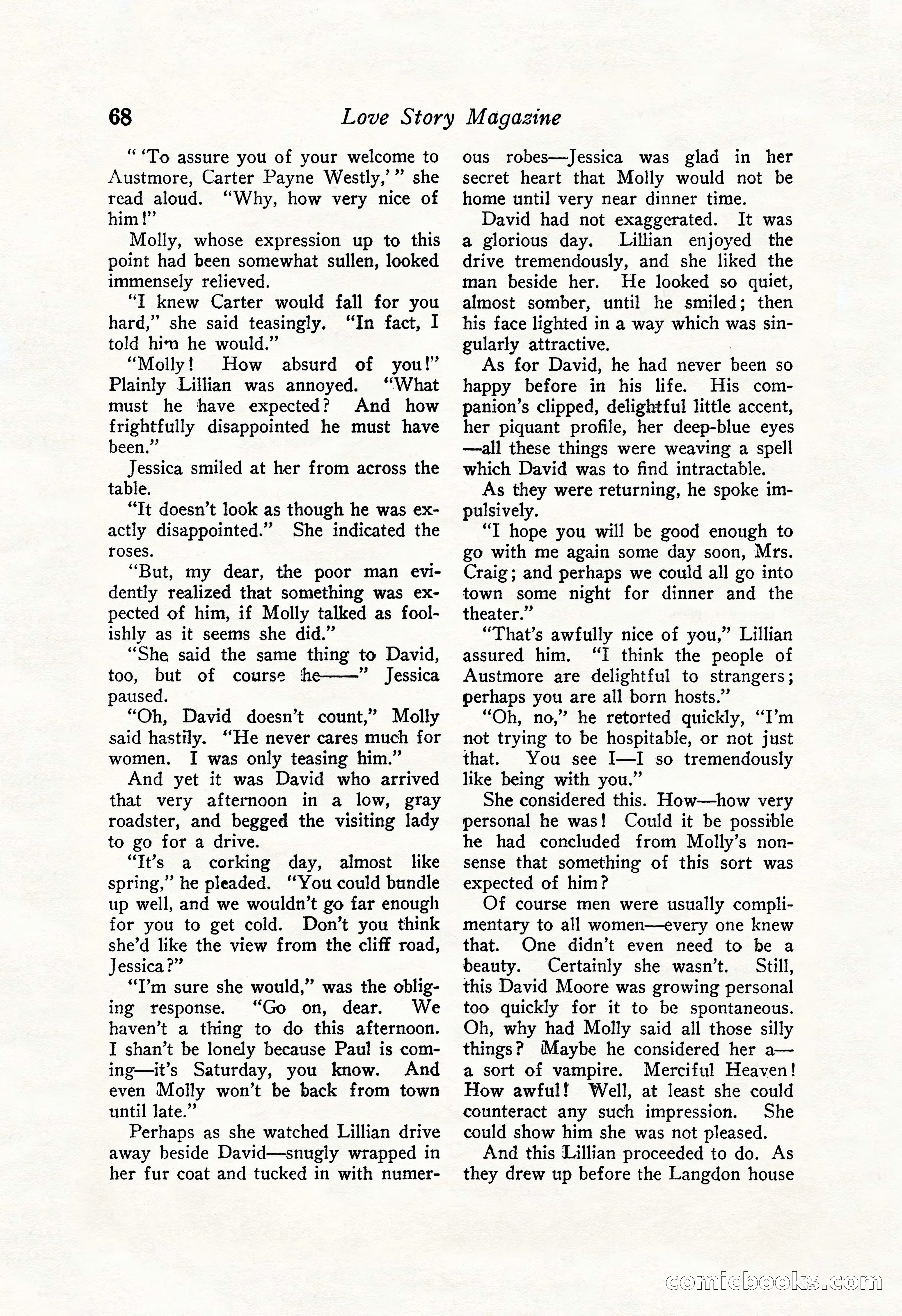 Love Story Magazine Illustrated — page 70 of 148