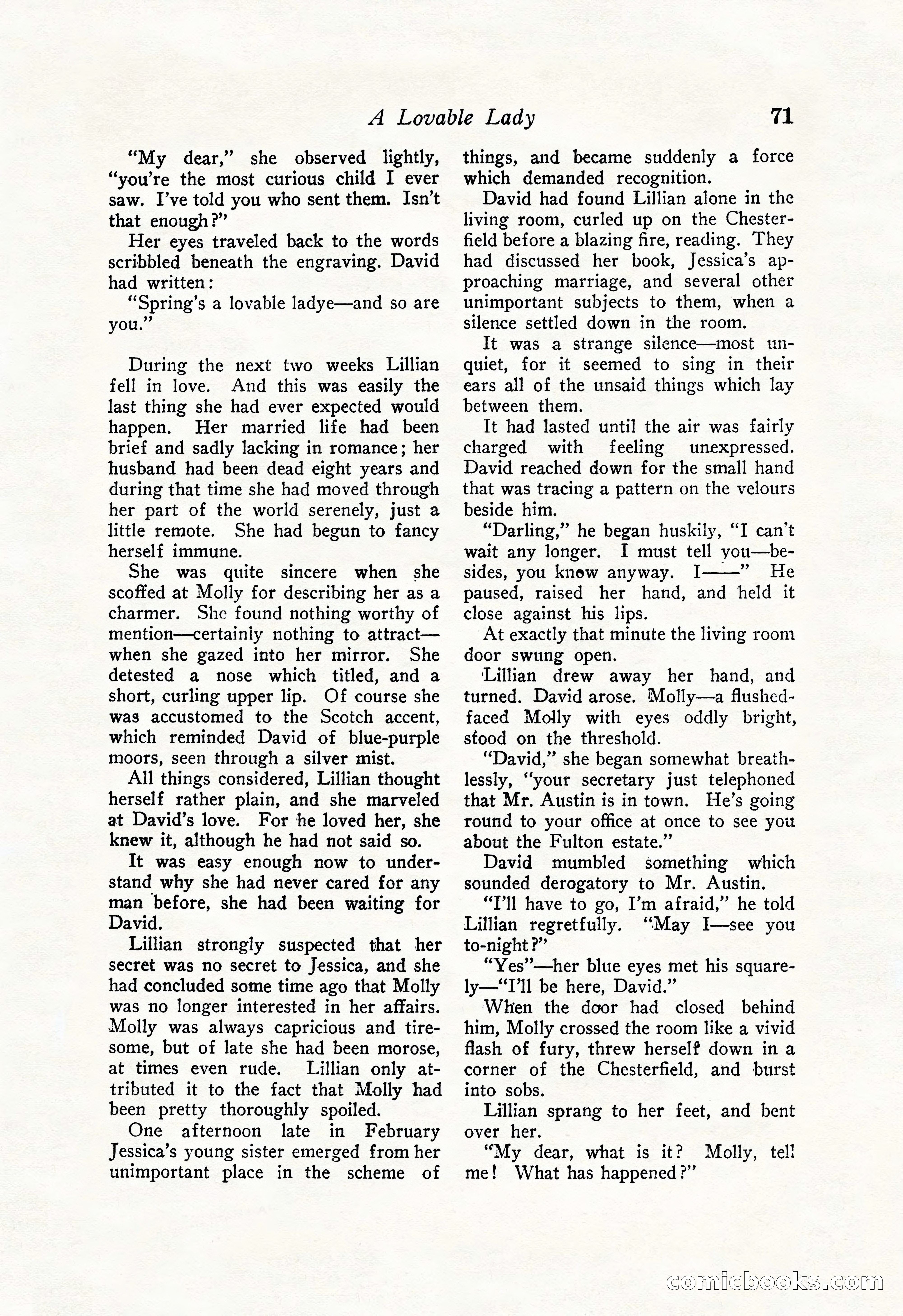 Love Story Magazine Illustrated — page 73 of 148