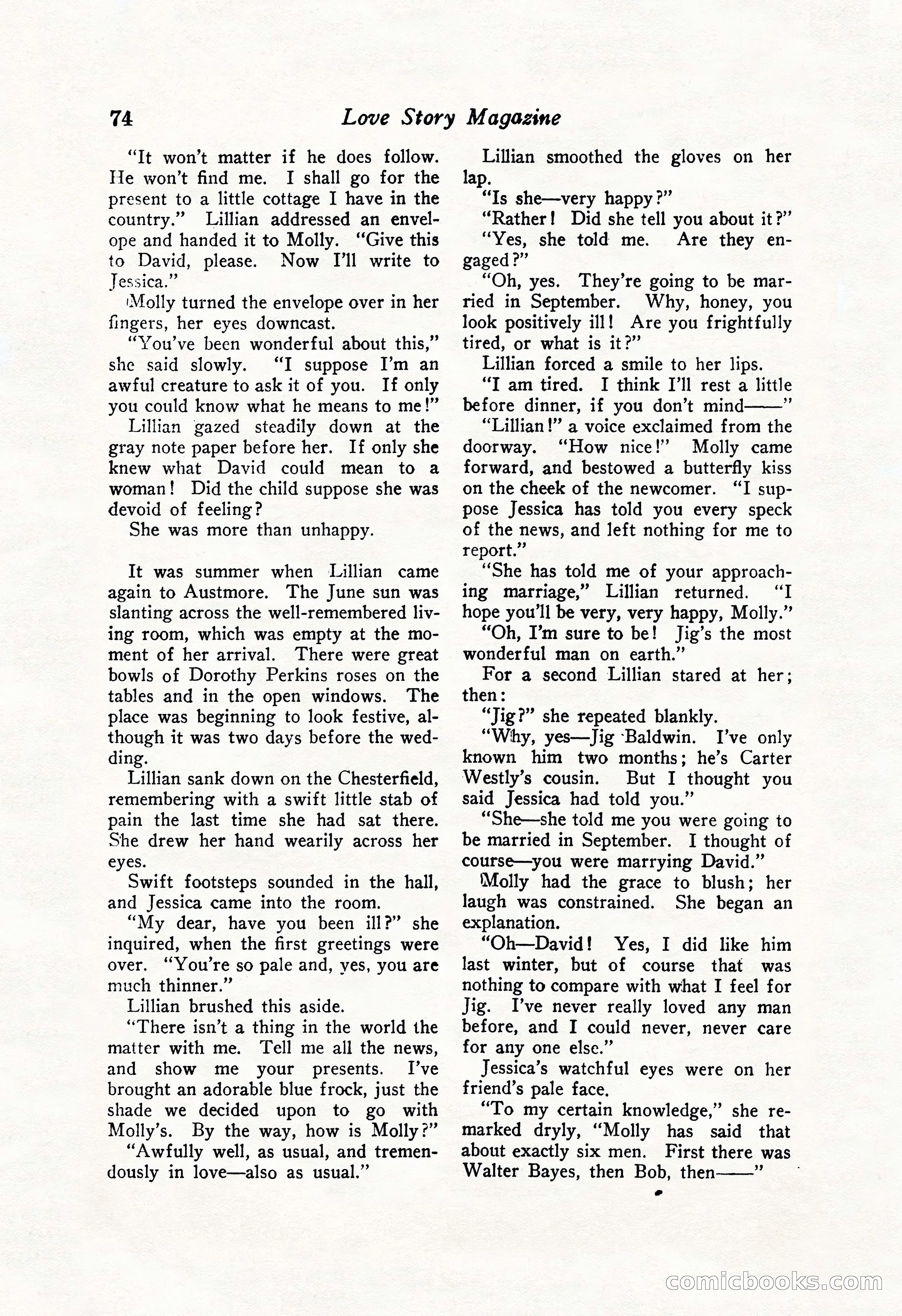 Love Story Magazine Illustrated — page 76 of 148