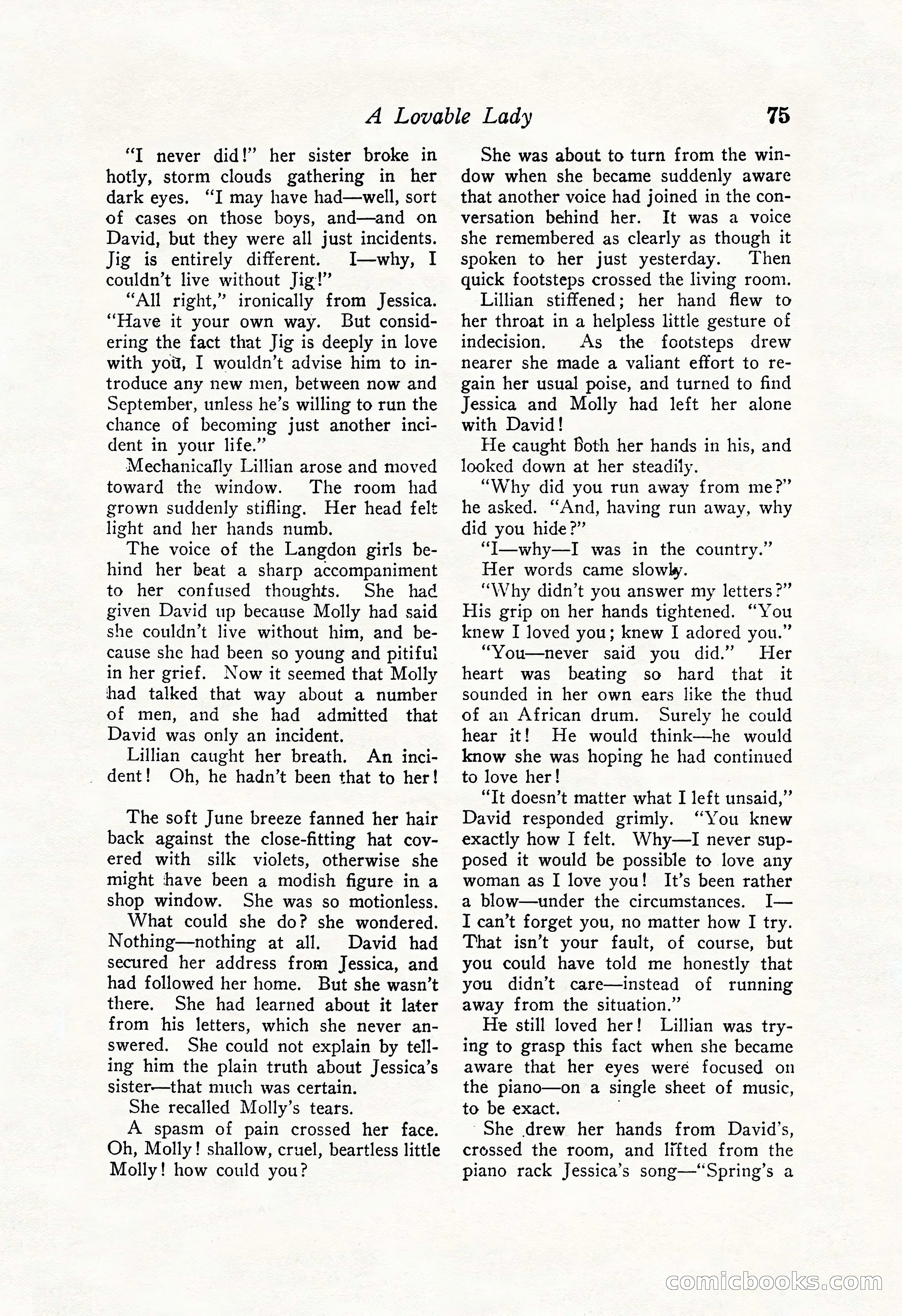 Love Story Magazine Illustrated — page 77 of 148