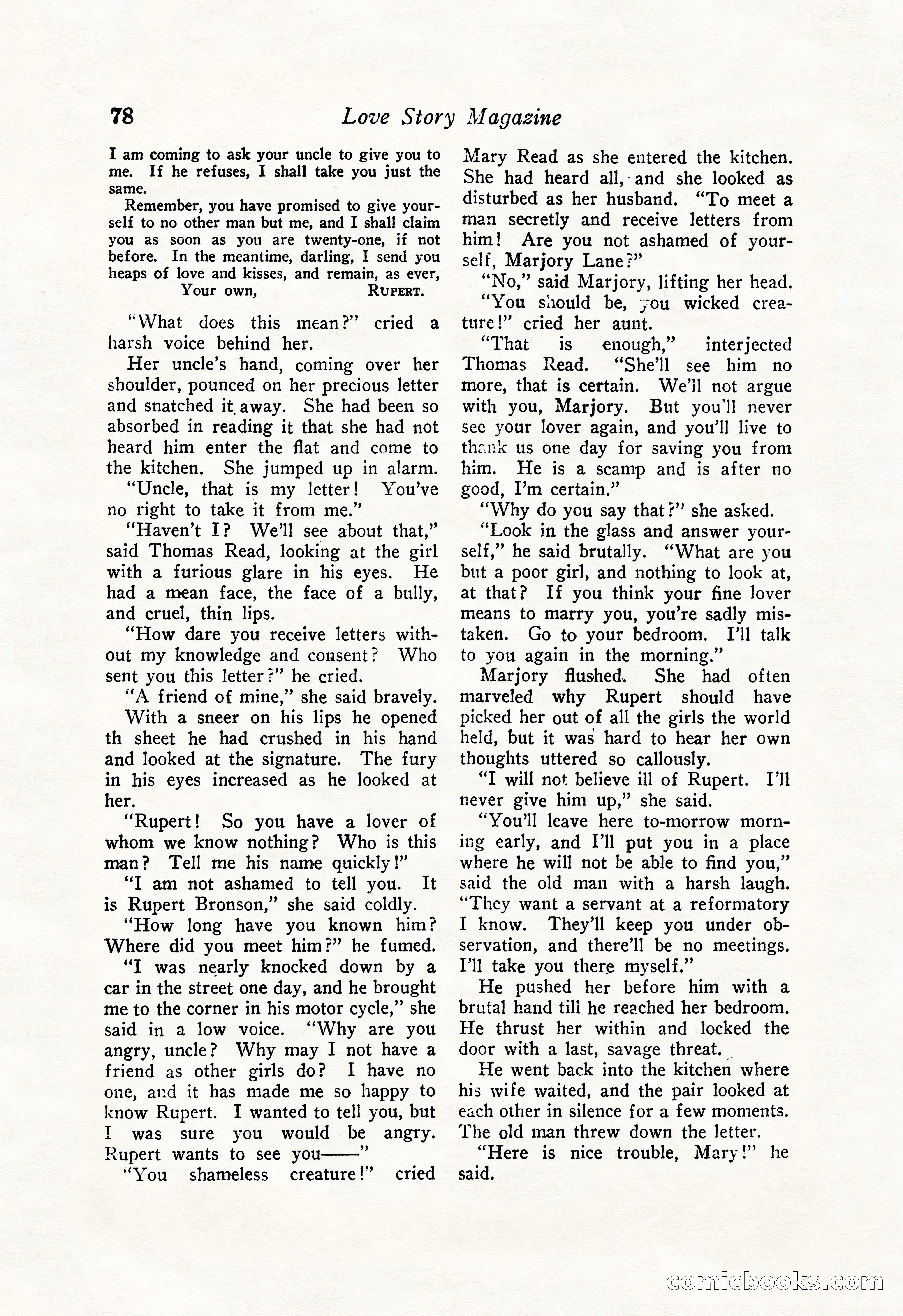 Love Story Magazine Illustrated — page 80 of 148