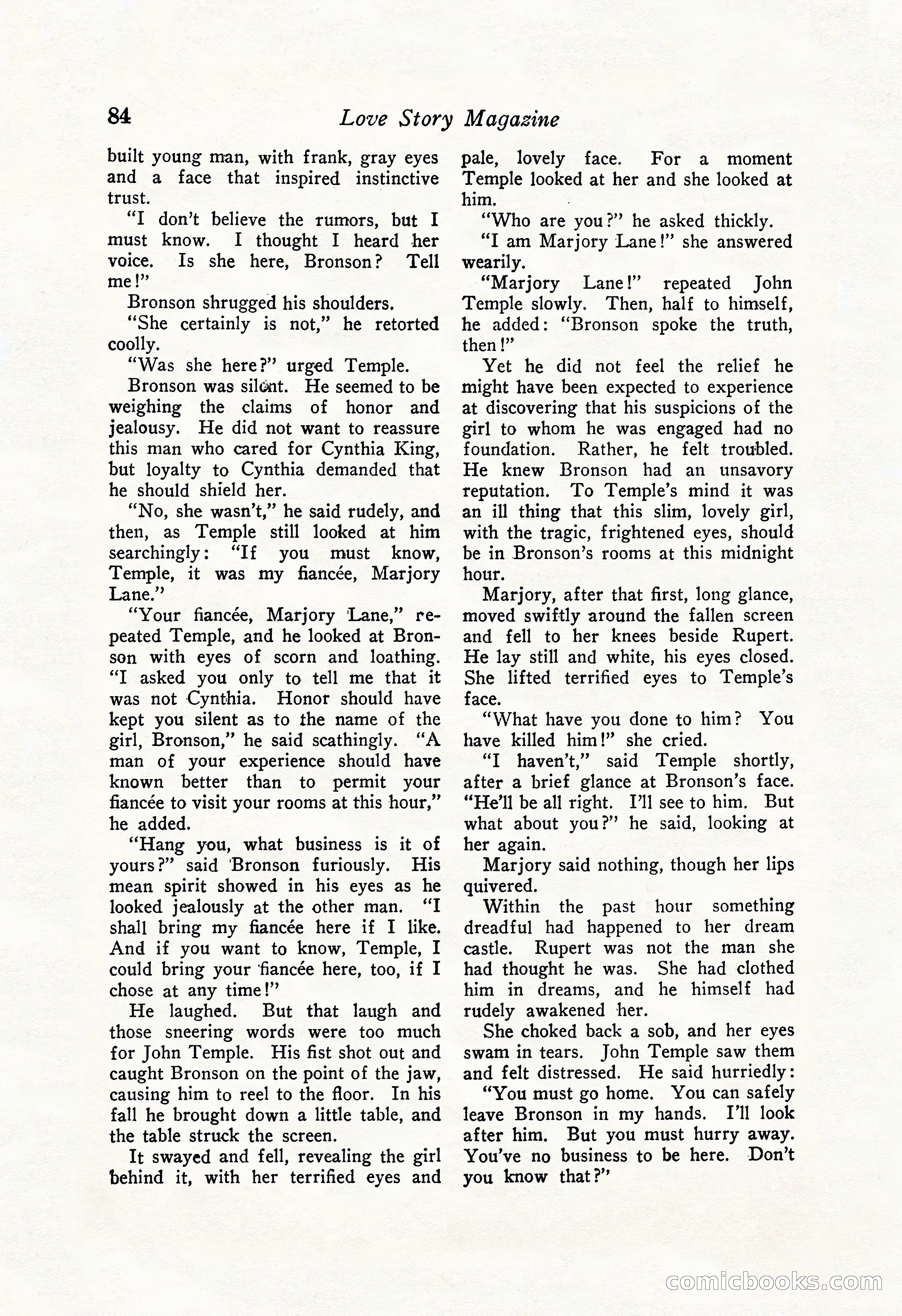 Love Story Magazine Illustrated — page 86 of 148