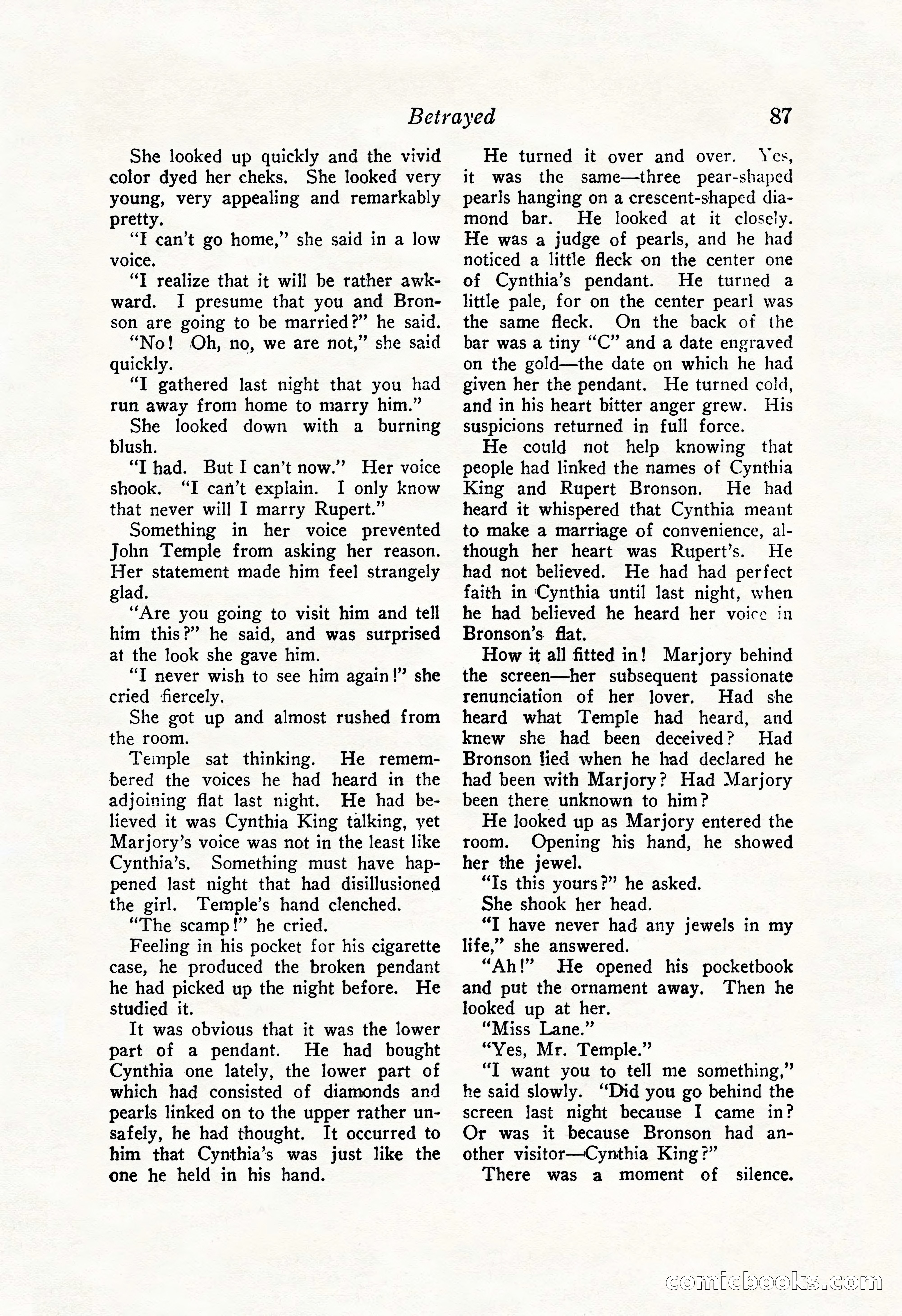 Love Story Magazine Illustrated — page 89 of 148