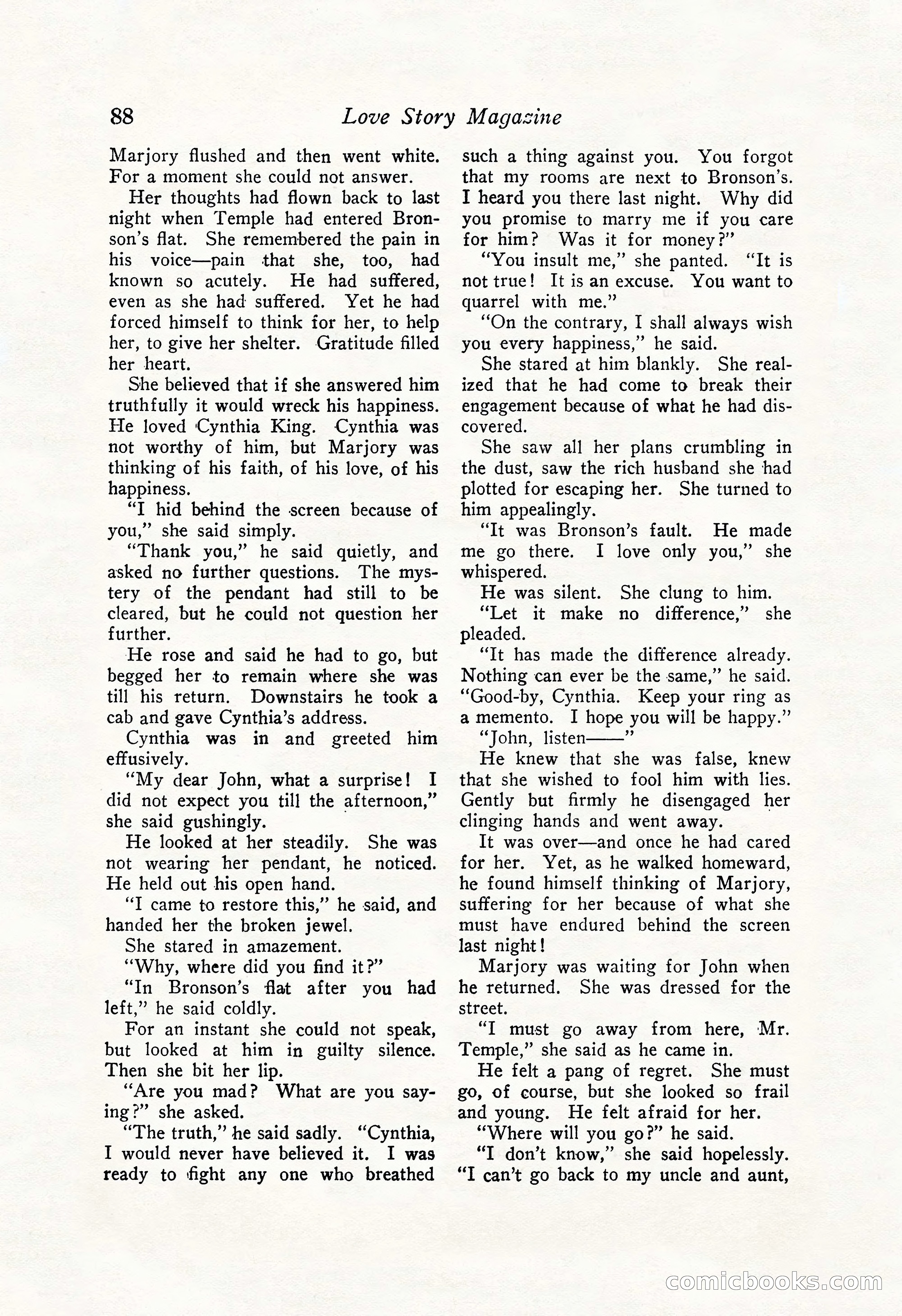 Love Story Magazine Illustrated — page 90 of 148