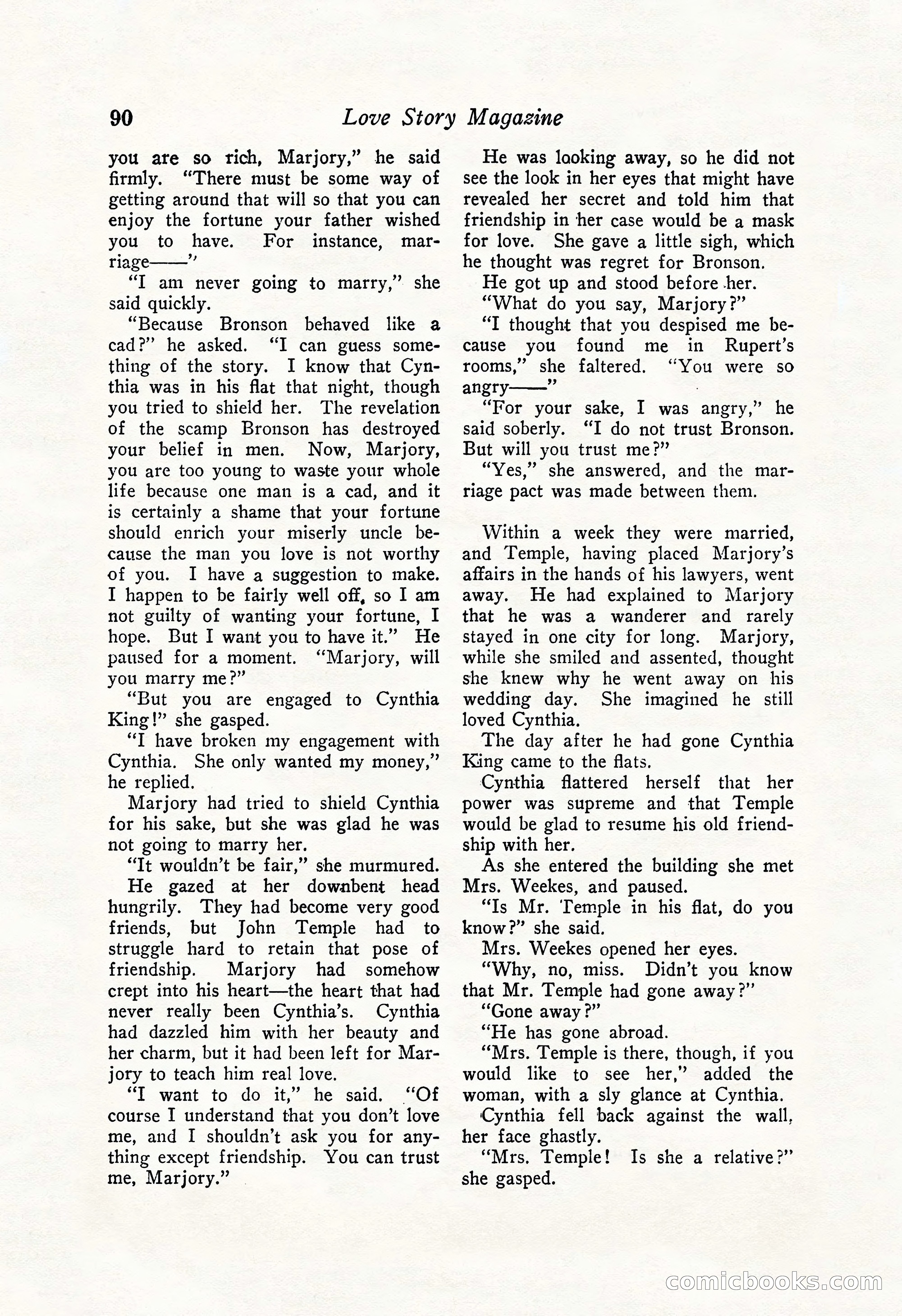 Love Story Magazine Illustrated — page 92 of 148