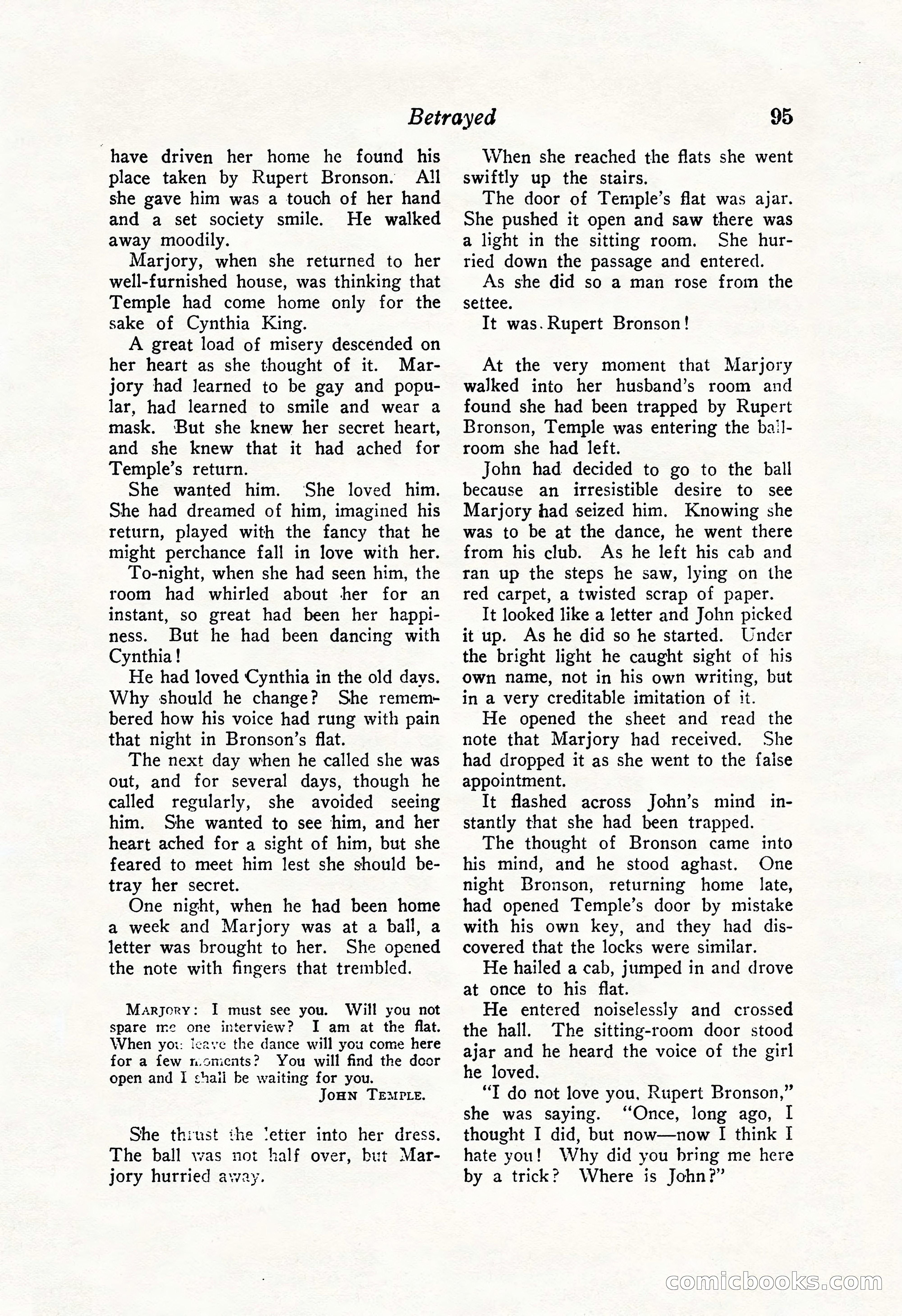 Love Story Magazine Illustrated — page 97 of 148