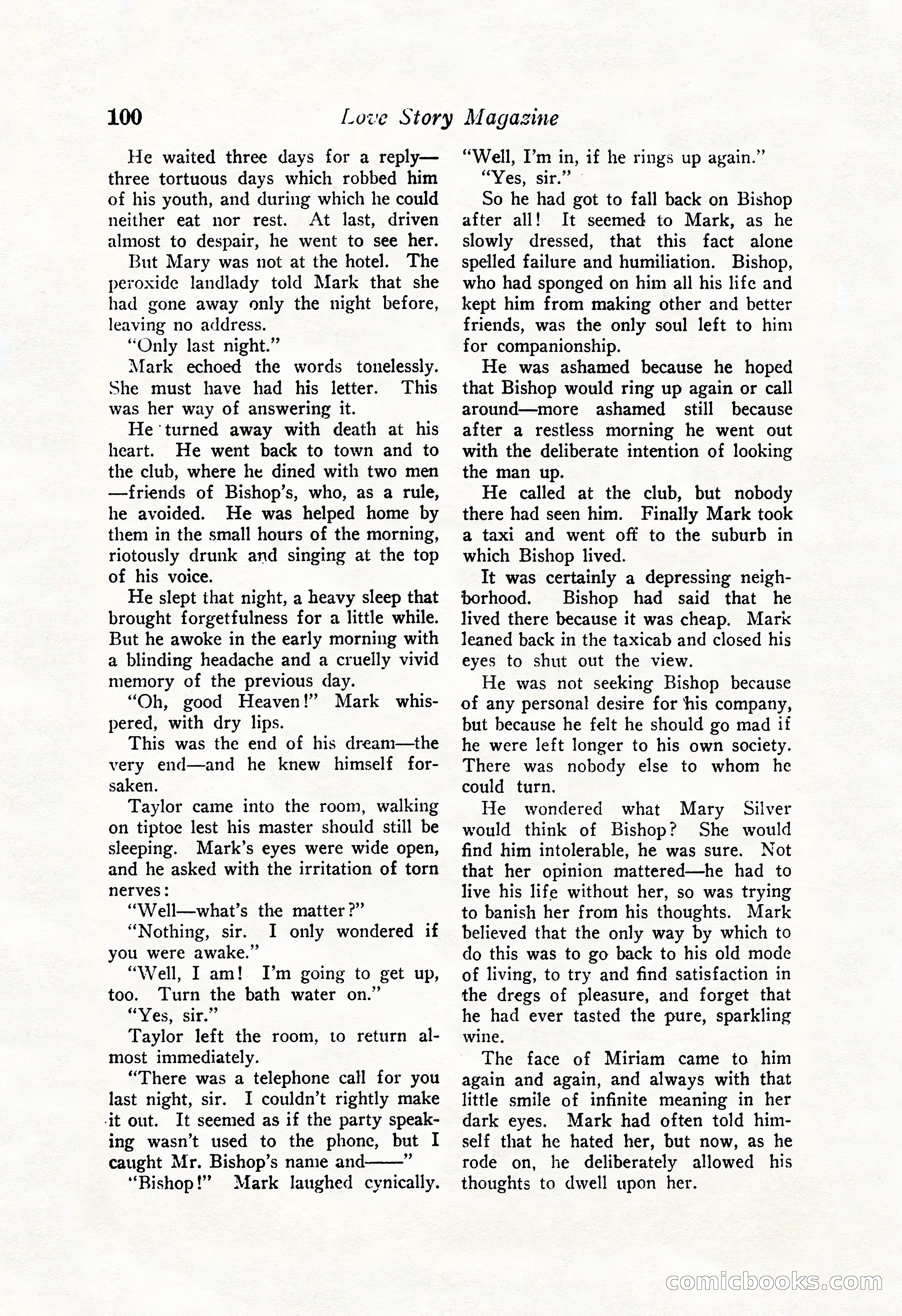 Love Story Magazine Illustrated — page 102 of 148